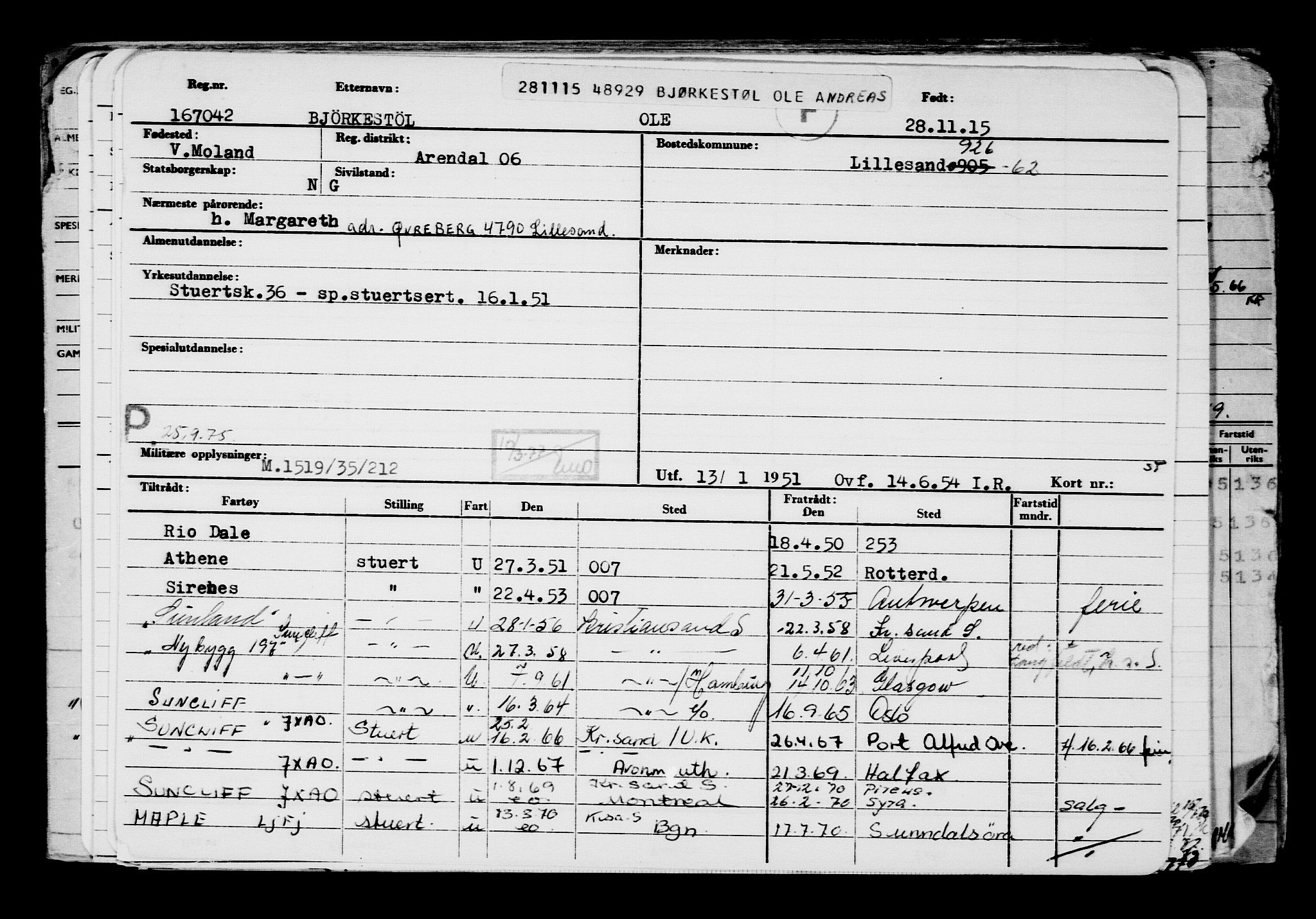 Direktoratet for sjømenn, AV/RA-S-3545/G/Gb/L0134: Hovedkort, 1915, p. 688