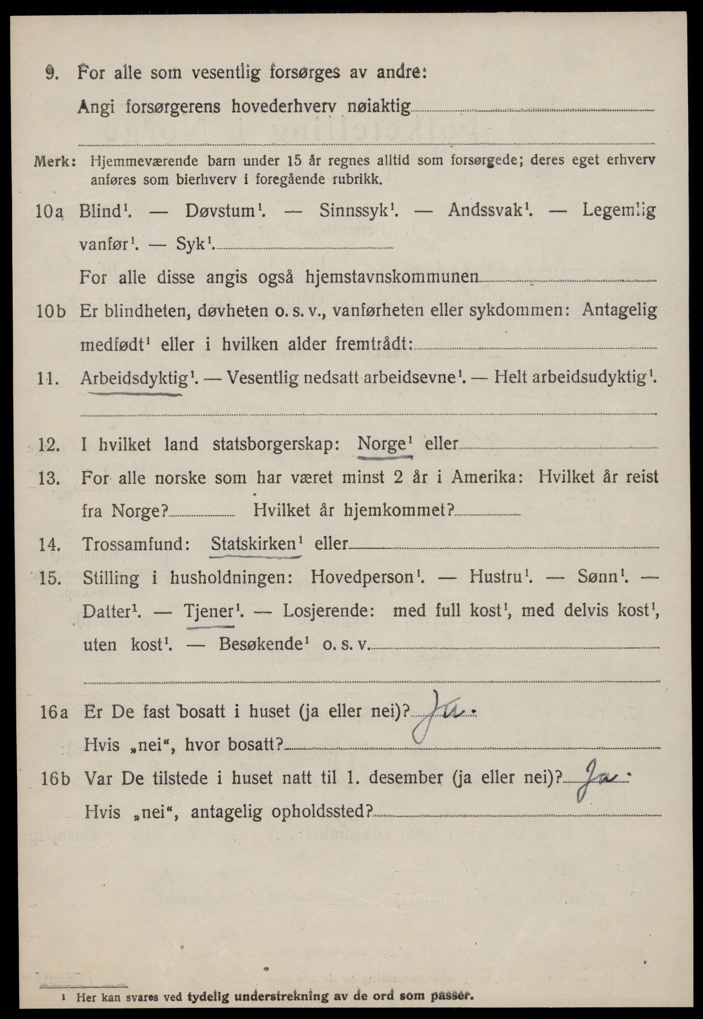 SAT, 1920 census for Sykkylven, 1920, p. 924