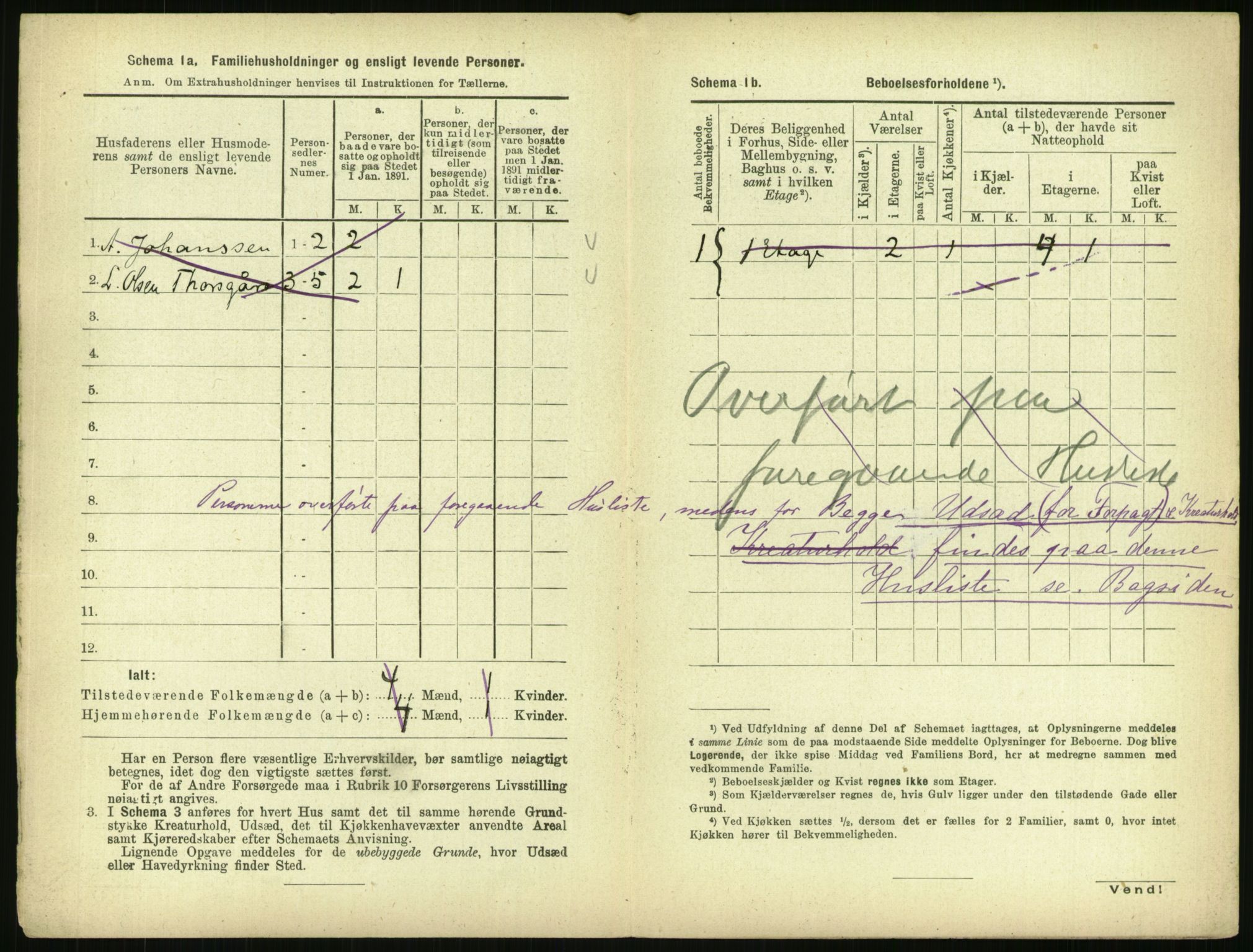 RA, 1891 census for 0301 Kristiania, 1891, p. 63996