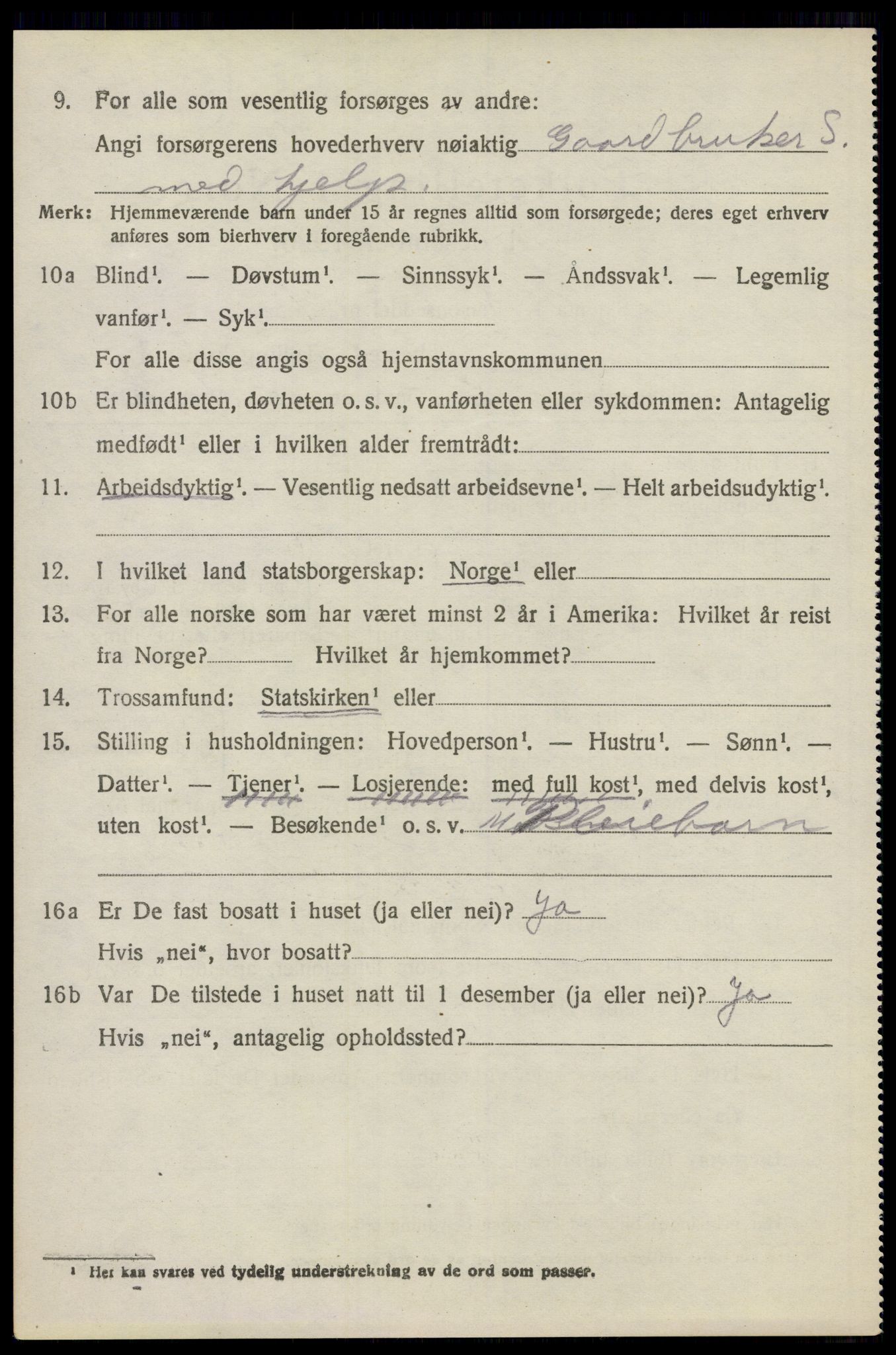 SAO, 1920 census for Ås, 1920, p. 7039