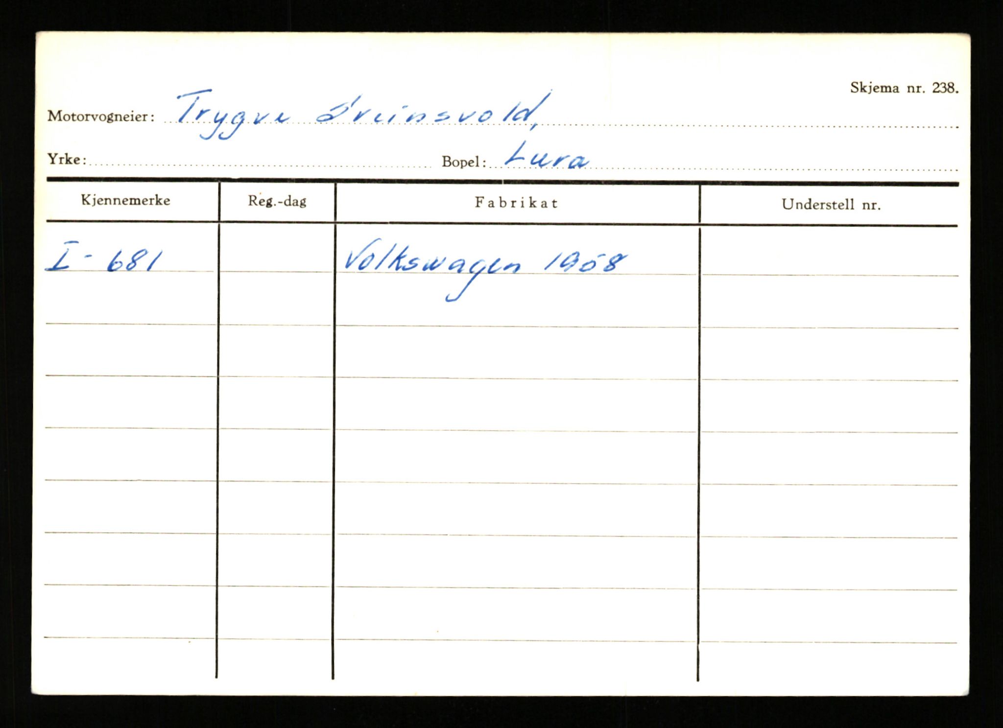 Stavanger trafikkstasjon, AV/SAST-A-101942/0/G/L0001: Registreringsnummer: 0 - 5782, 1930-1971, p. 407