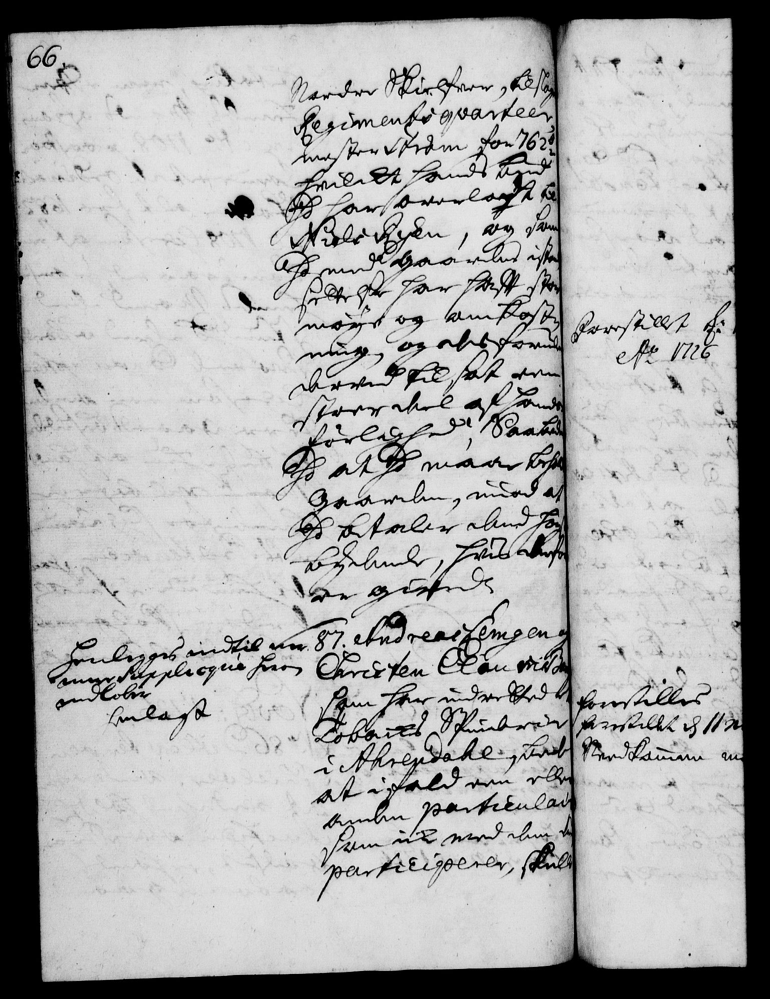 Rentekammeret, Kammerkanselliet, RA/EA-3111/G/Gh/Gha/L0009: Norsk ekstraktmemorialprotokoll (merket RK 53.54), 1726-1728, p. 66