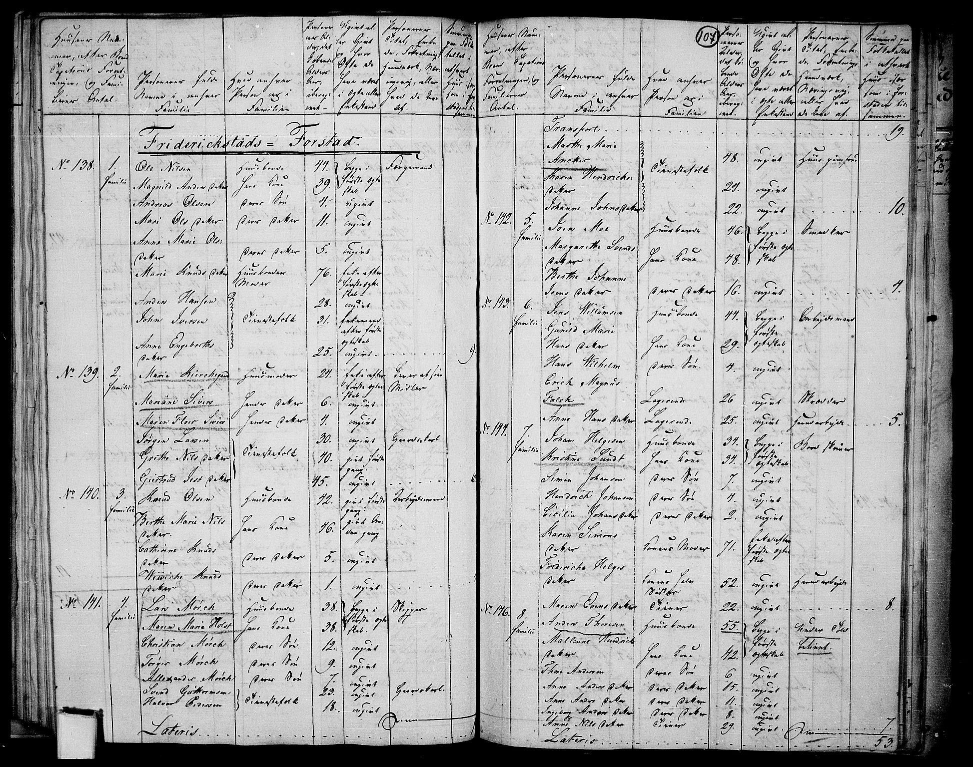 RA, 1801 census for 0103P Fredrikstad, 1801, p. 106b-107a