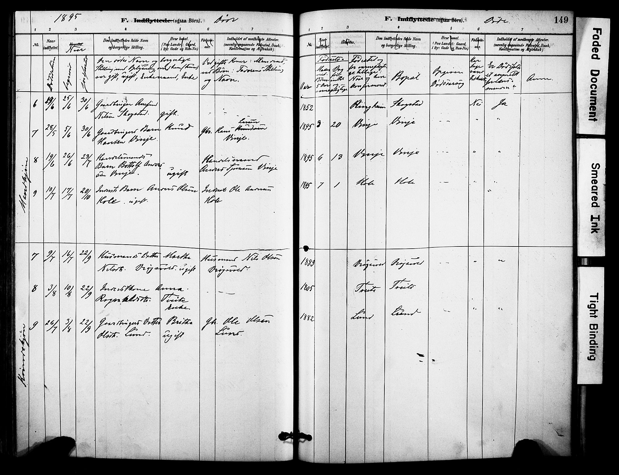 Vossestrand Sokneprestembete, AV/SAB-A-79101/H/Haa: Parish register (official) no. C 1, 1878-1903, p. 149