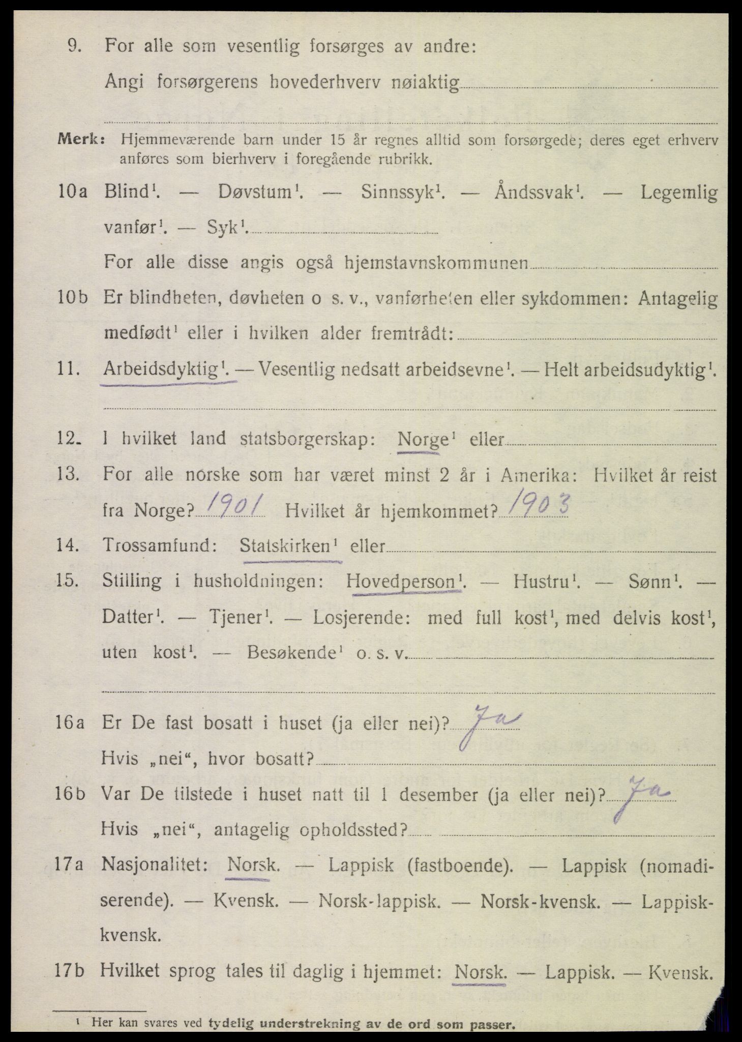 SAT, 1920 census for Hemnes, 1920, p. 8355