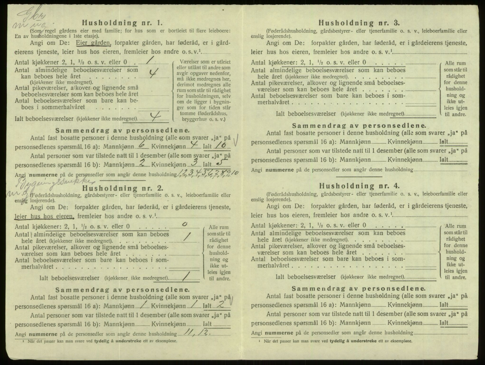 SAB, 1920 census for Eid, 1920, p. 221