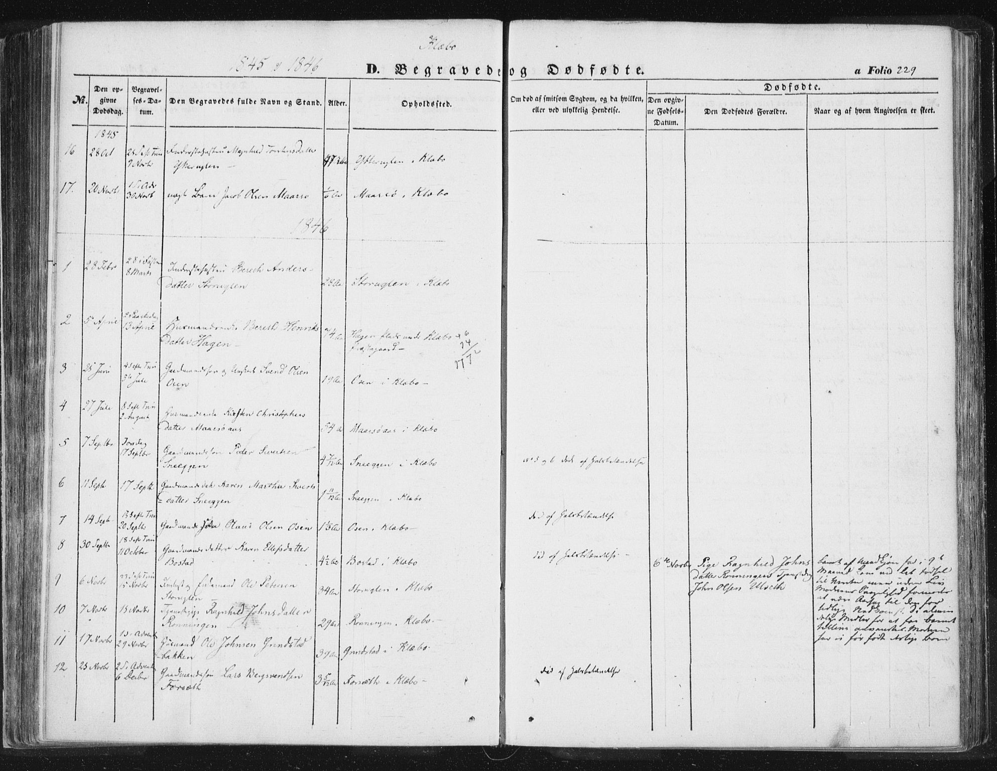 Ministerialprotokoller, klokkerbøker og fødselsregistre - Sør-Trøndelag, SAT/A-1456/618/L0441: Parish register (official) no. 618A05, 1843-1862, p. 229