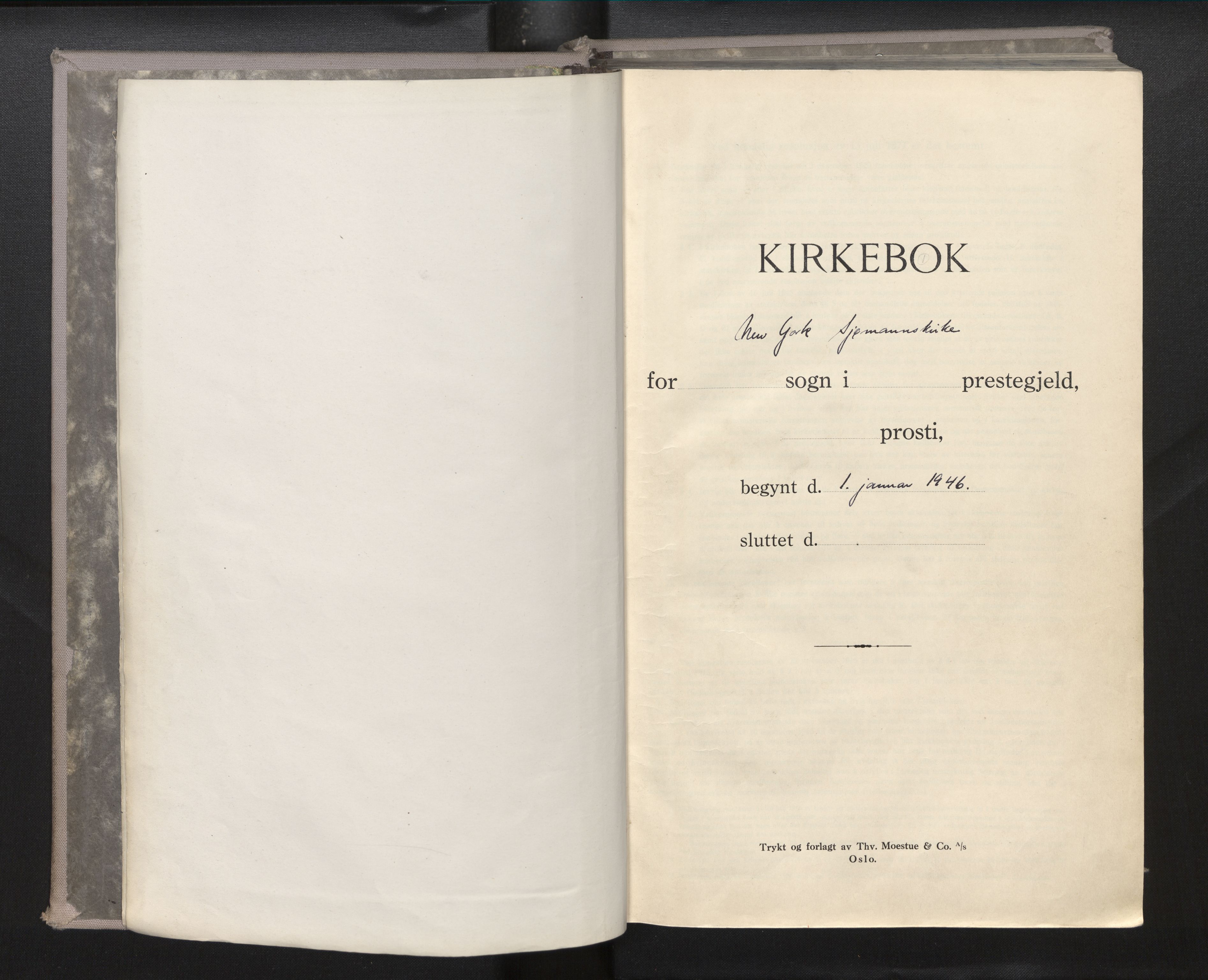 Den norske sjømannsmisjon i utlandet/New York, AV/SAB-SAB/PA-0110/H/Ha/L0010: Parish register (official) no. A 10, 1946-1960
