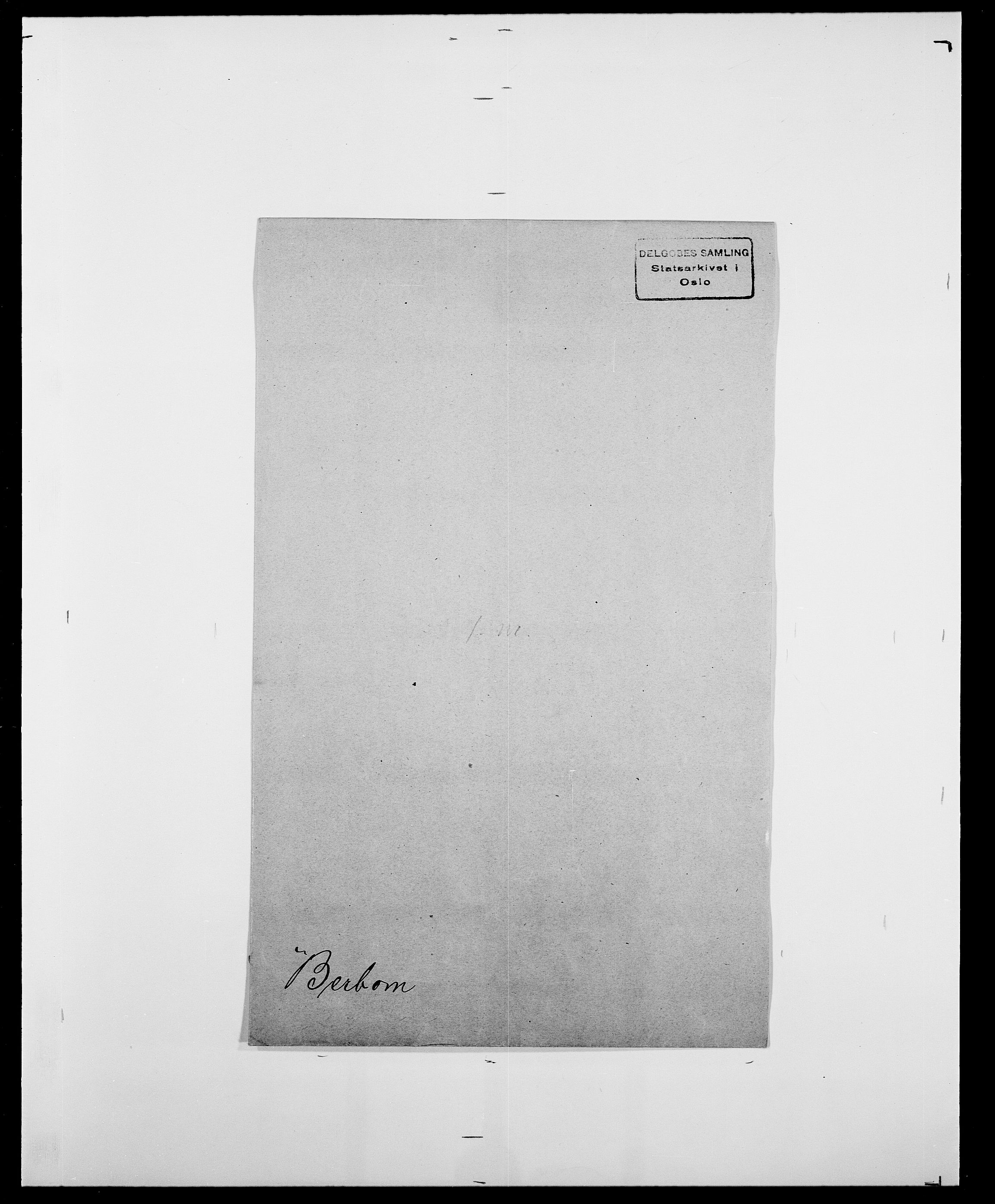 Delgobe, Charles Antoine - samling, SAO/PAO-0038/D/Da/L0003: Barca - Bergen, p. 855