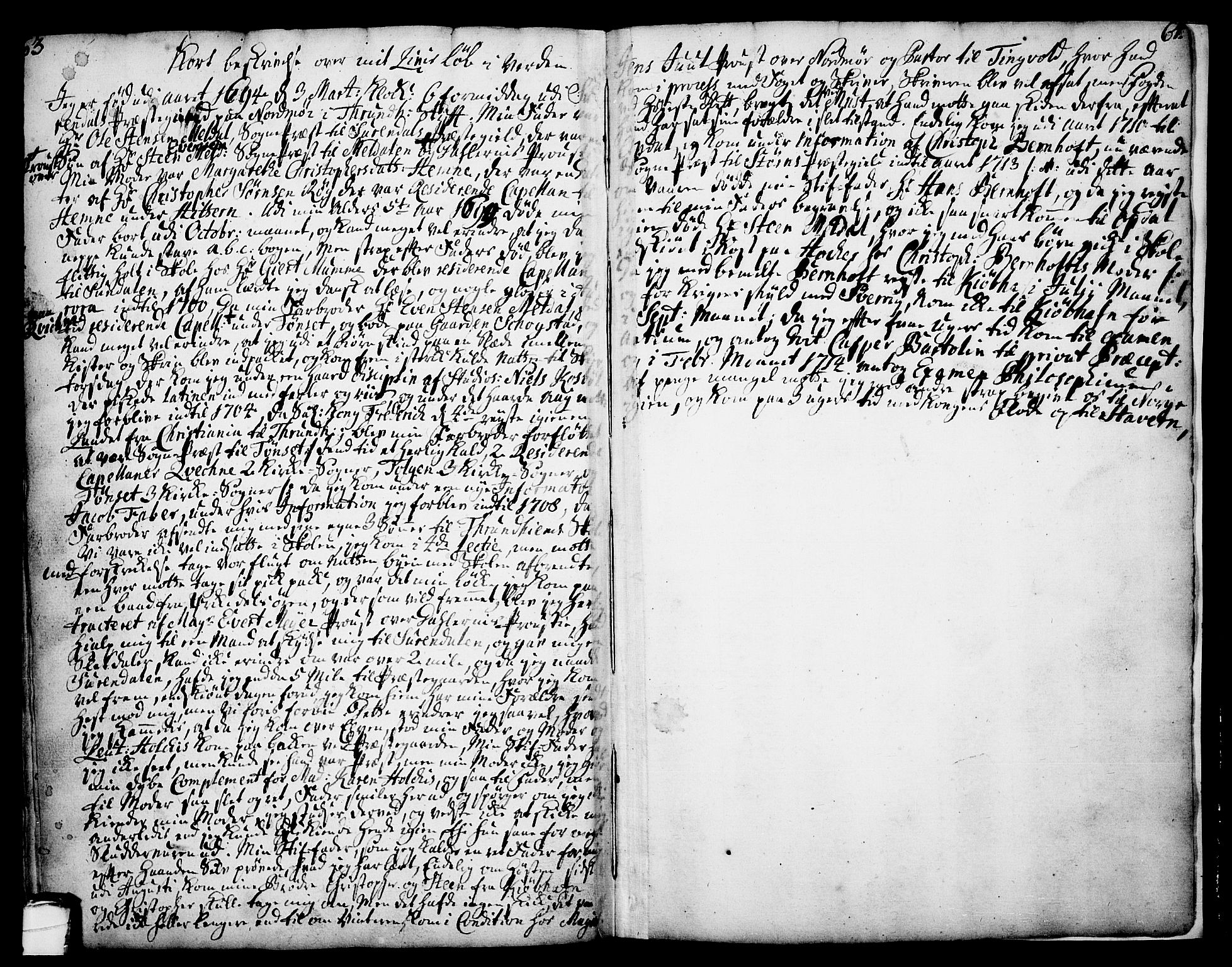 Drangedal kirkebøker, SAKO/A-258/F/Fa/L0002: Parish register (official) no. 2, 1733-1753, p. 63-64