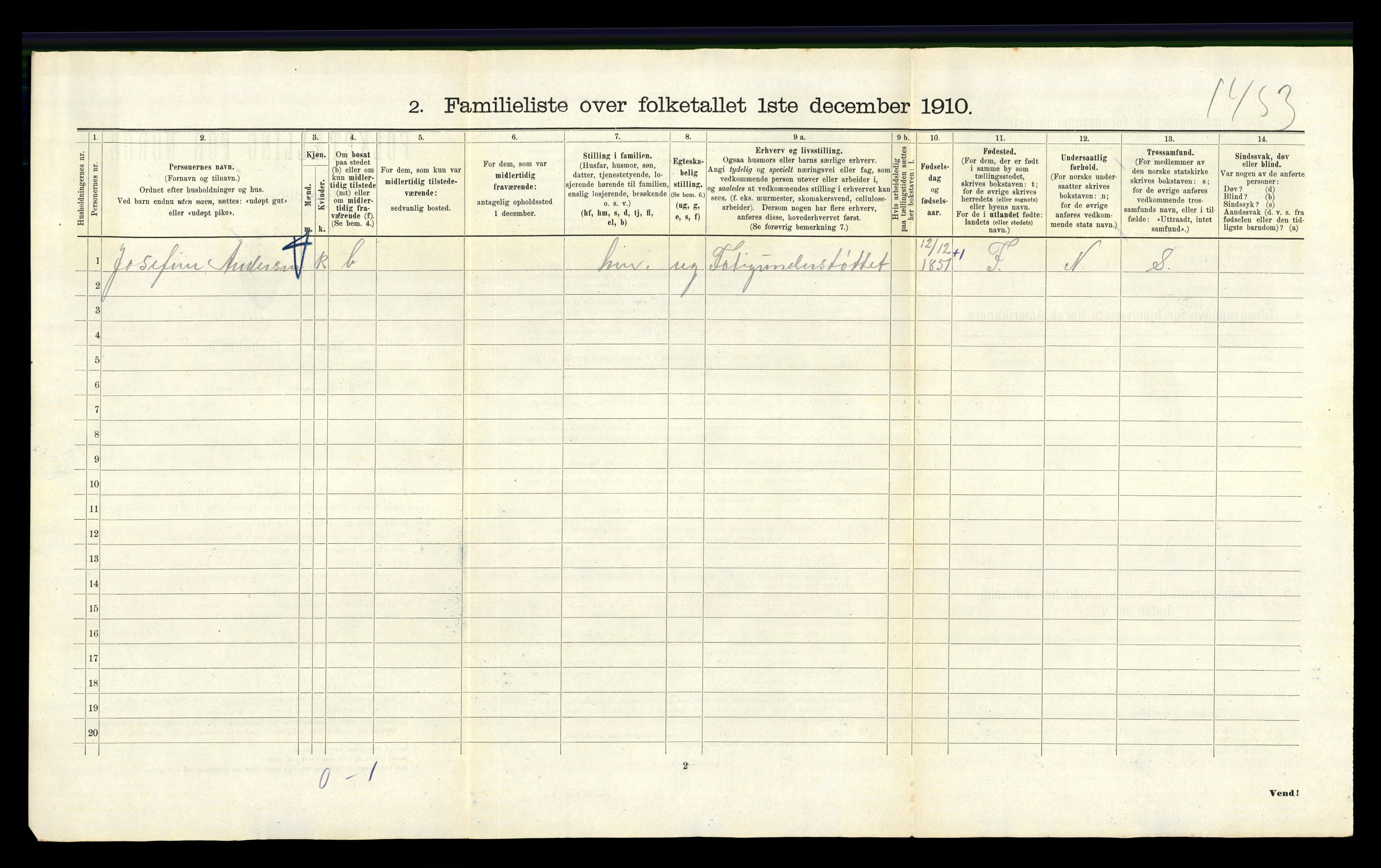 RA, 1910 census for Kristiania, 1910, p. 2024