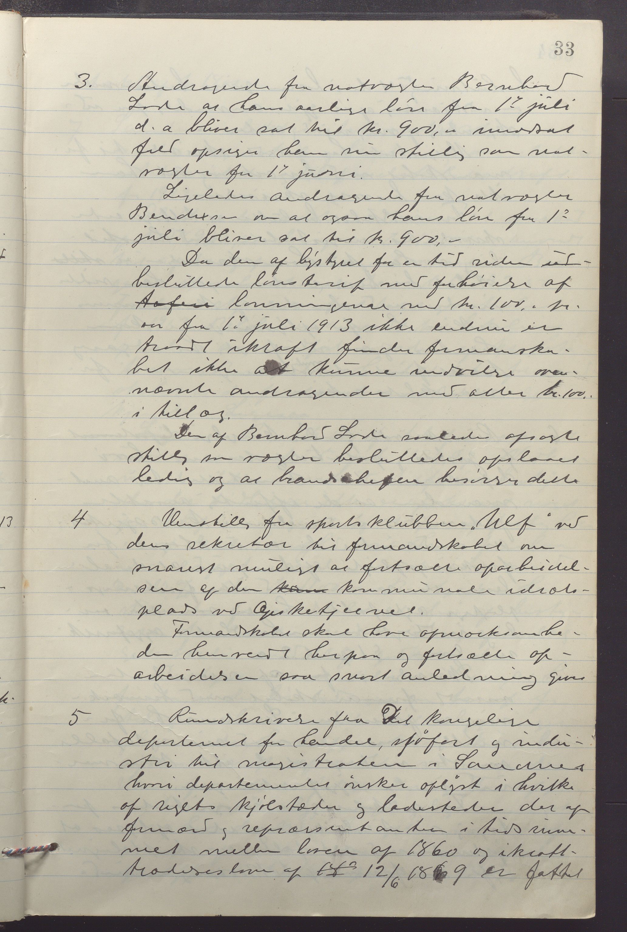 Sandnes kommune - Formannskapet og Bystyret, IKAR/K-100188/Aa/L0008: Møtebok, 1913-1917, p. 33