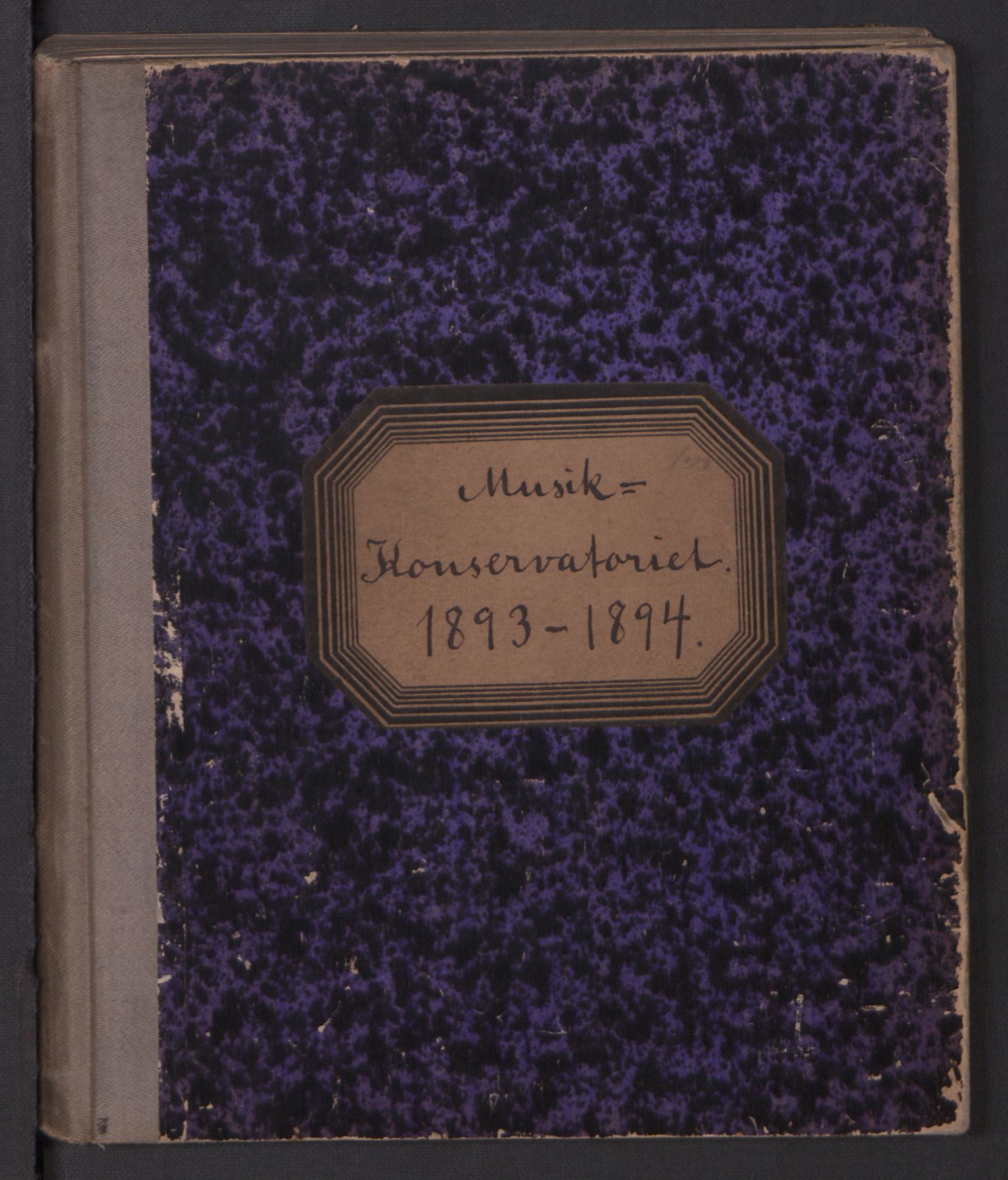 Musikkonservatoriet i Oslo, AV/RA-PA-1761/F/Fa/L0001/0003: Oversikt over lærere, elever, m.m. (mangler skoleåret 1890-91 og 1891-92) / Musikkonservatoriet - Skoleåret, 1893-1894