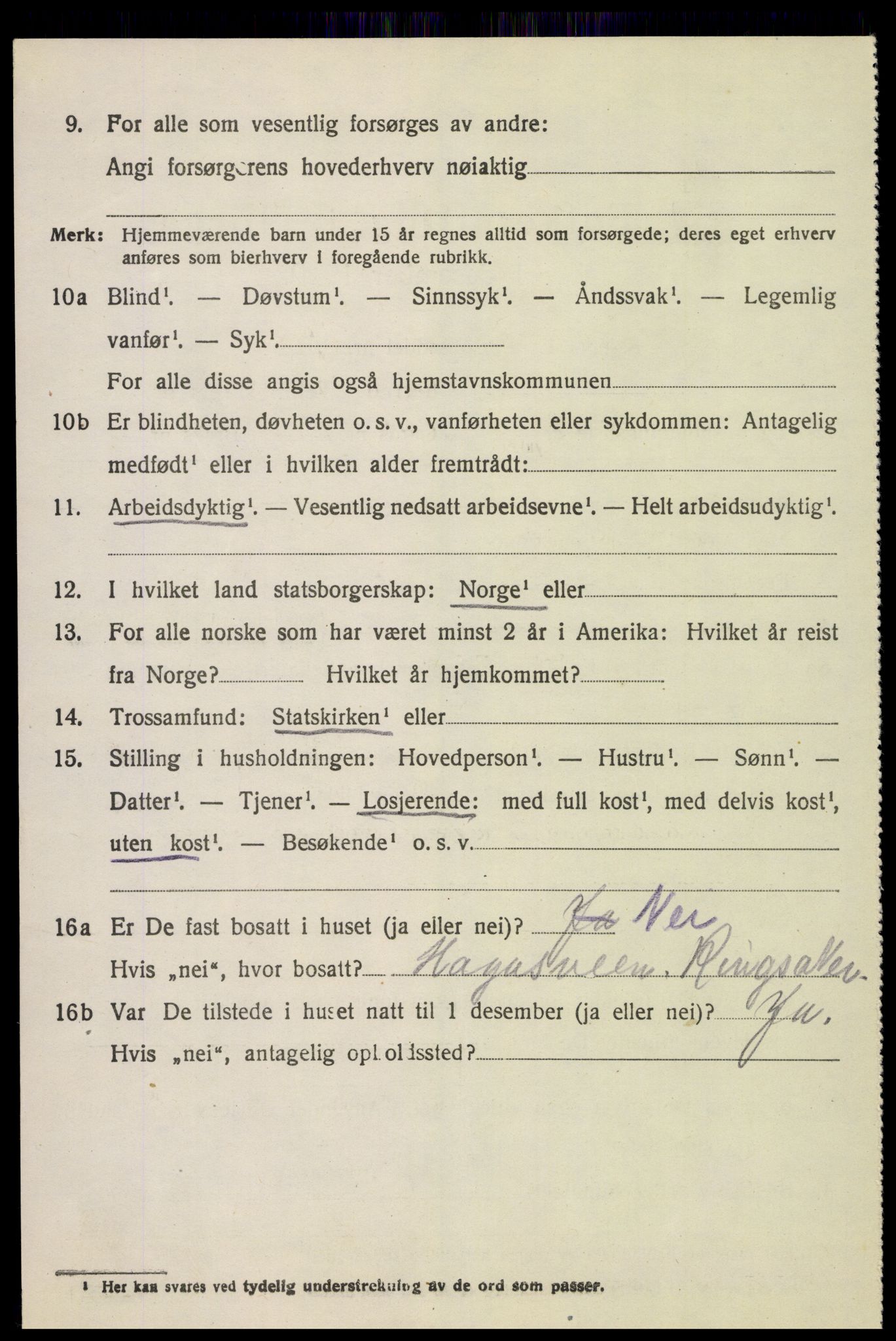 SAH, 1920 census for Ringsaker, 1920, p. 20935