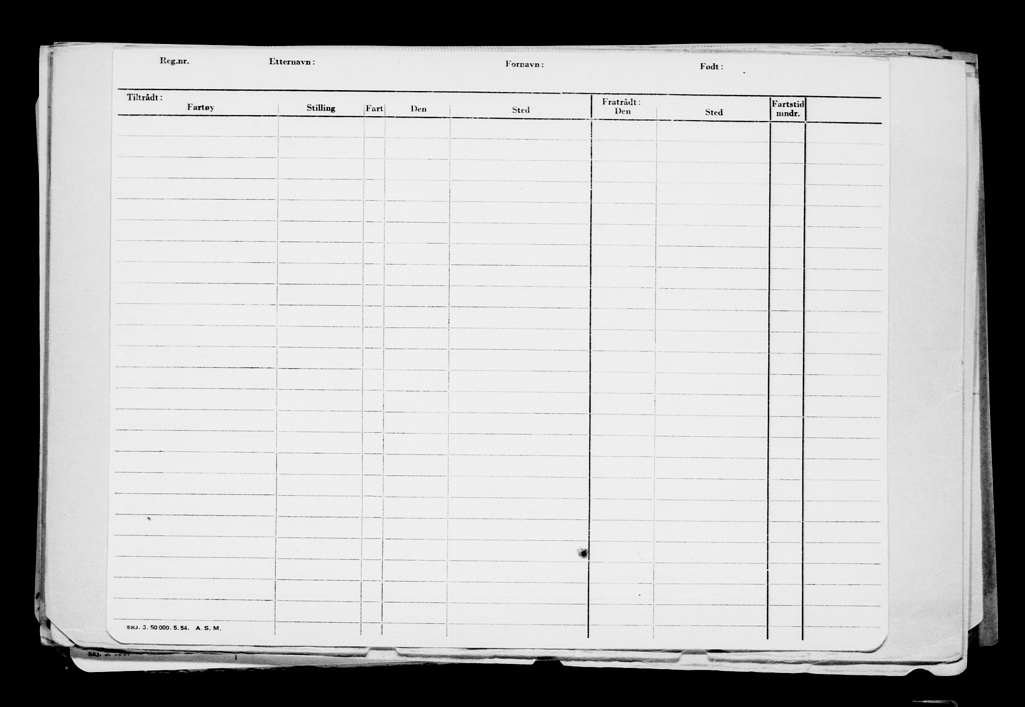 Direktoratet for sjømenn, AV/RA-S-3545/G/Gb/L0209: Hovedkort, 1922, p. 696