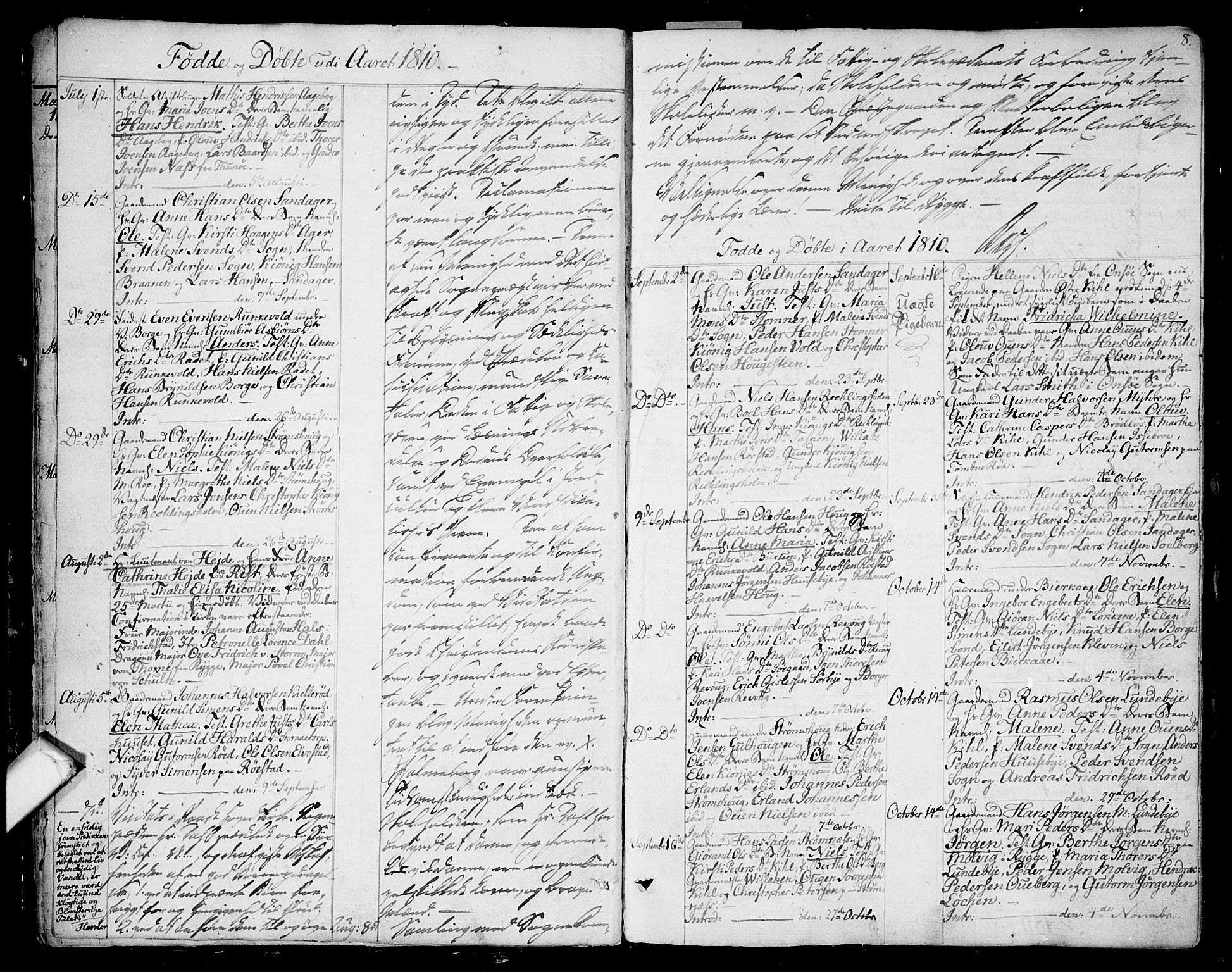 Råde prestekontor kirkebøker, SAO/A-2009/F/Fa/L0003: Parish register (official) no. 3, 1806-1814, p. 8