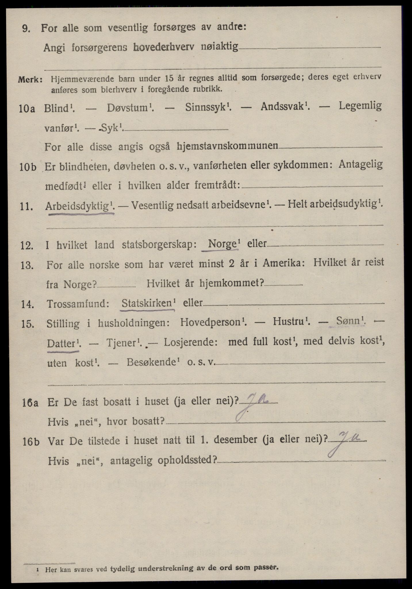 SAT, 1920 census for Haram, 1920, p. 3234