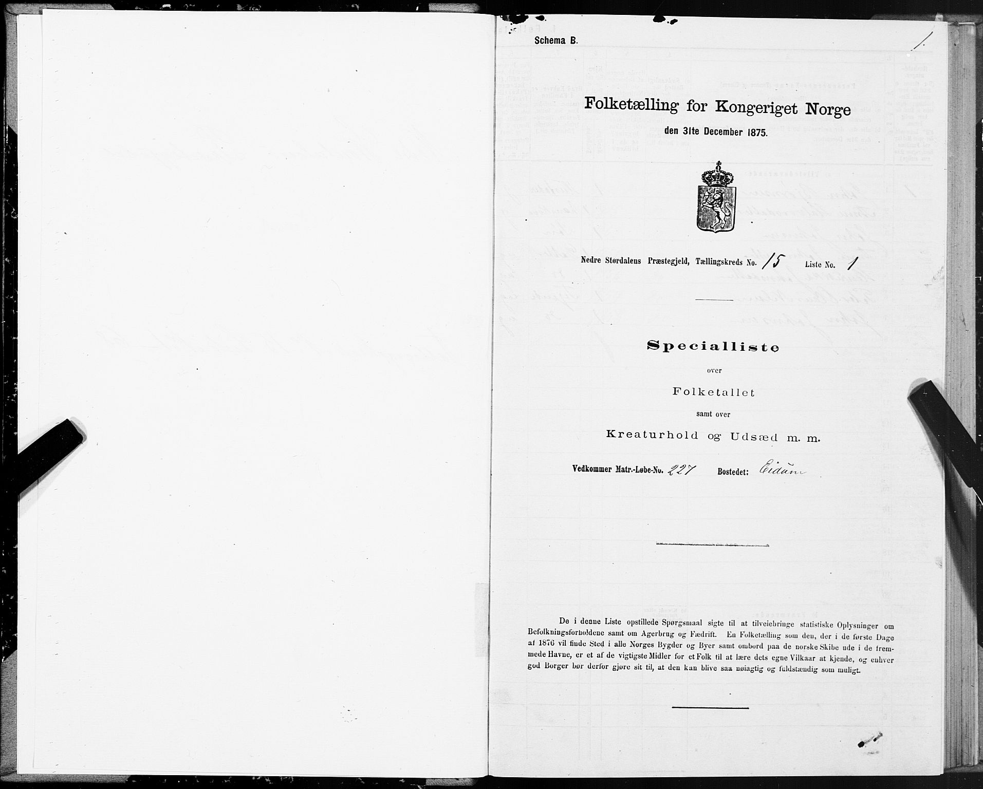 SAT, 1875 census for 1714P Nedre Stjørdal, 1875, p. 8001