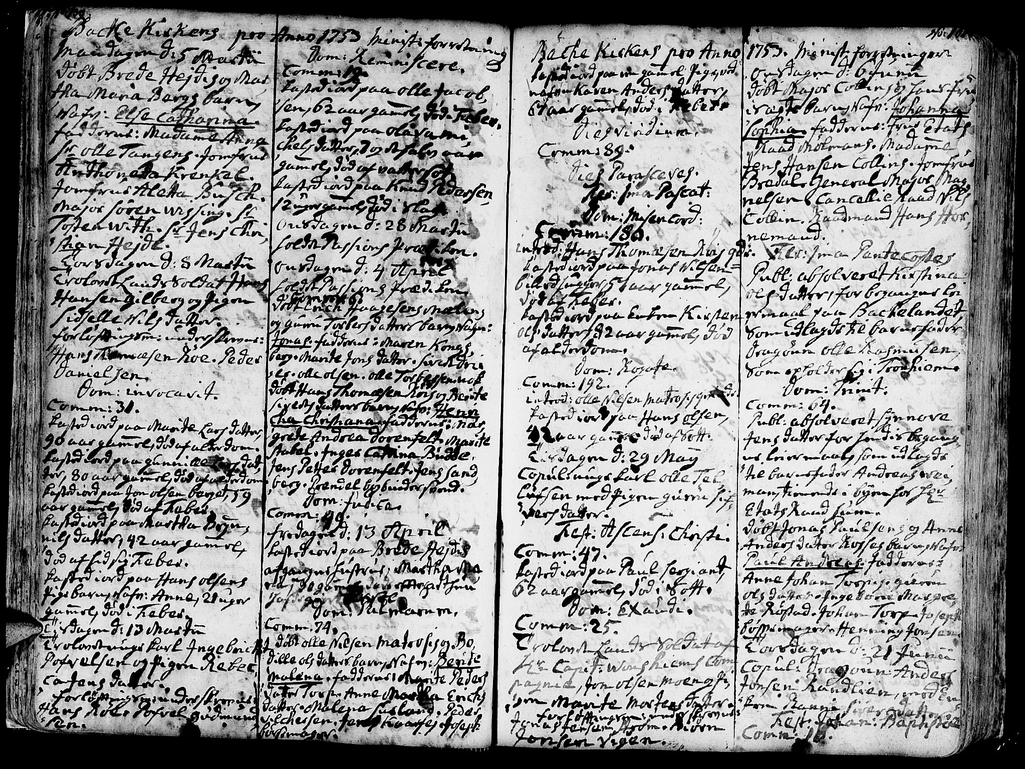 Ministerialprotokoller, klokkerbøker og fødselsregistre - Sør-Trøndelag, SAT/A-1456/606/L0276: Parish register (official) no. 606A01 /2, 1727-1779, p. 100-101