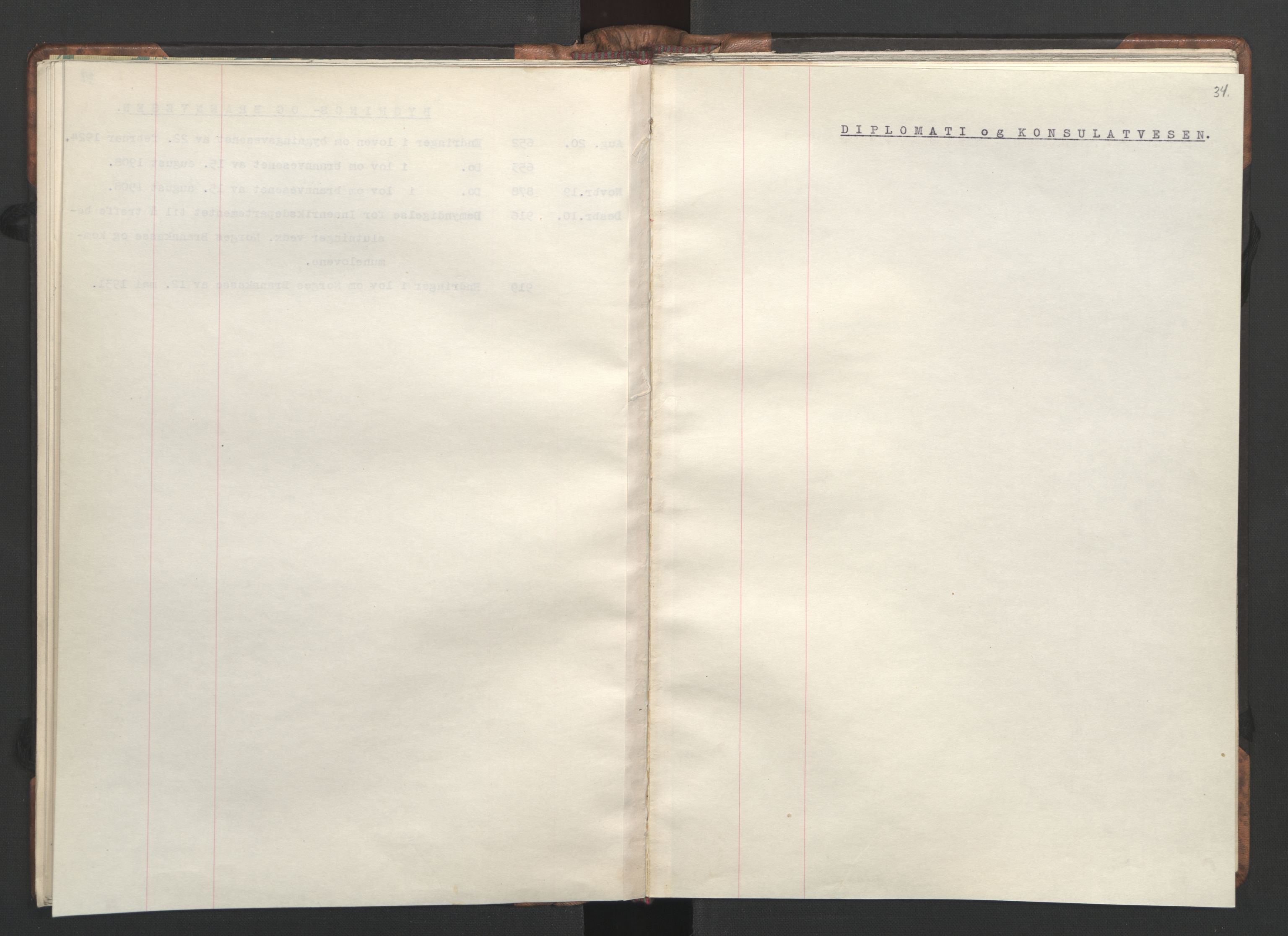 NS-administrasjonen 1940-1945 (Statsrådsekretariatet, de kommisariske statsråder mm), AV/RA-S-4279/D/Da/L0002: Register (RA j.nr. 985/1943, tilgangsnr. 17/1943), 1942, p. 37