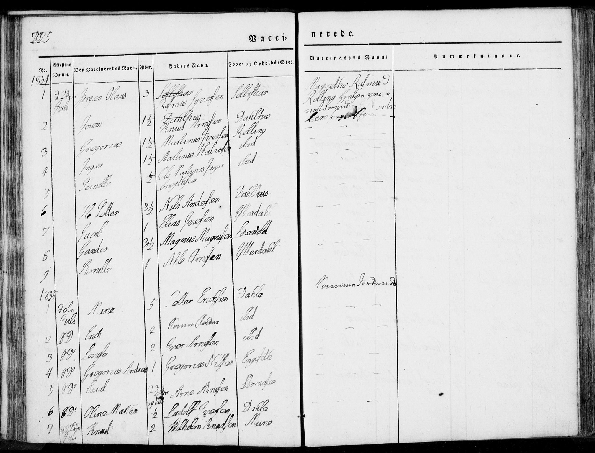 Ministerialprotokoller, klokkerbøker og fødselsregistre - Møre og Romsdal, AV/SAT-A-1454/519/L0248: Parish register (official) no. 519A07, 1829-1860, p. 225