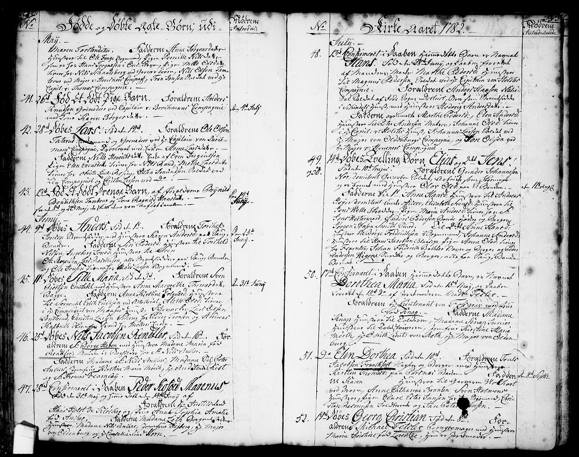 Halden prestekontor Kirkebøker, SAO/A-10909/F/Fa/L0001: Parish register (official) no. I 1, 1758-1791, p. 342-343
