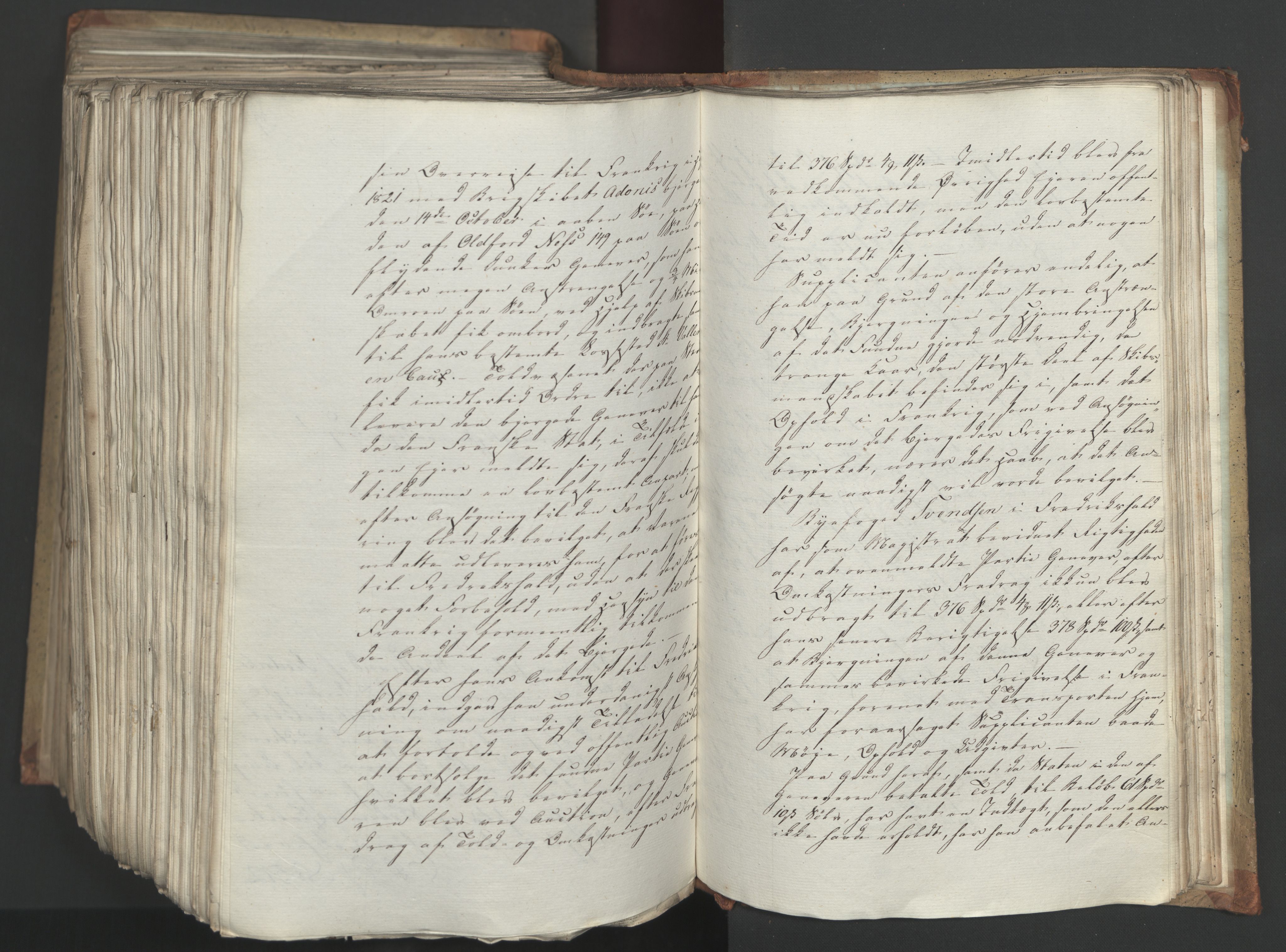Statsrådsavdelingen i Stockholm, AV/RA-S-1003/D/Da/L0034: Regjeringsinnstillinger nr. 275-540, 1823, p. 639