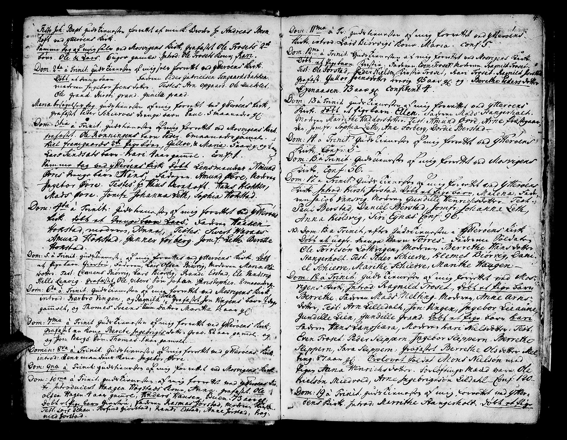 Ministerialprotokoller, klokkerbøker og fødselsregistre - Nord-Trøndelag, SAT/A-1458/722/L0216: Parish register (official) no. 722A03, 1756-1816, p. 4