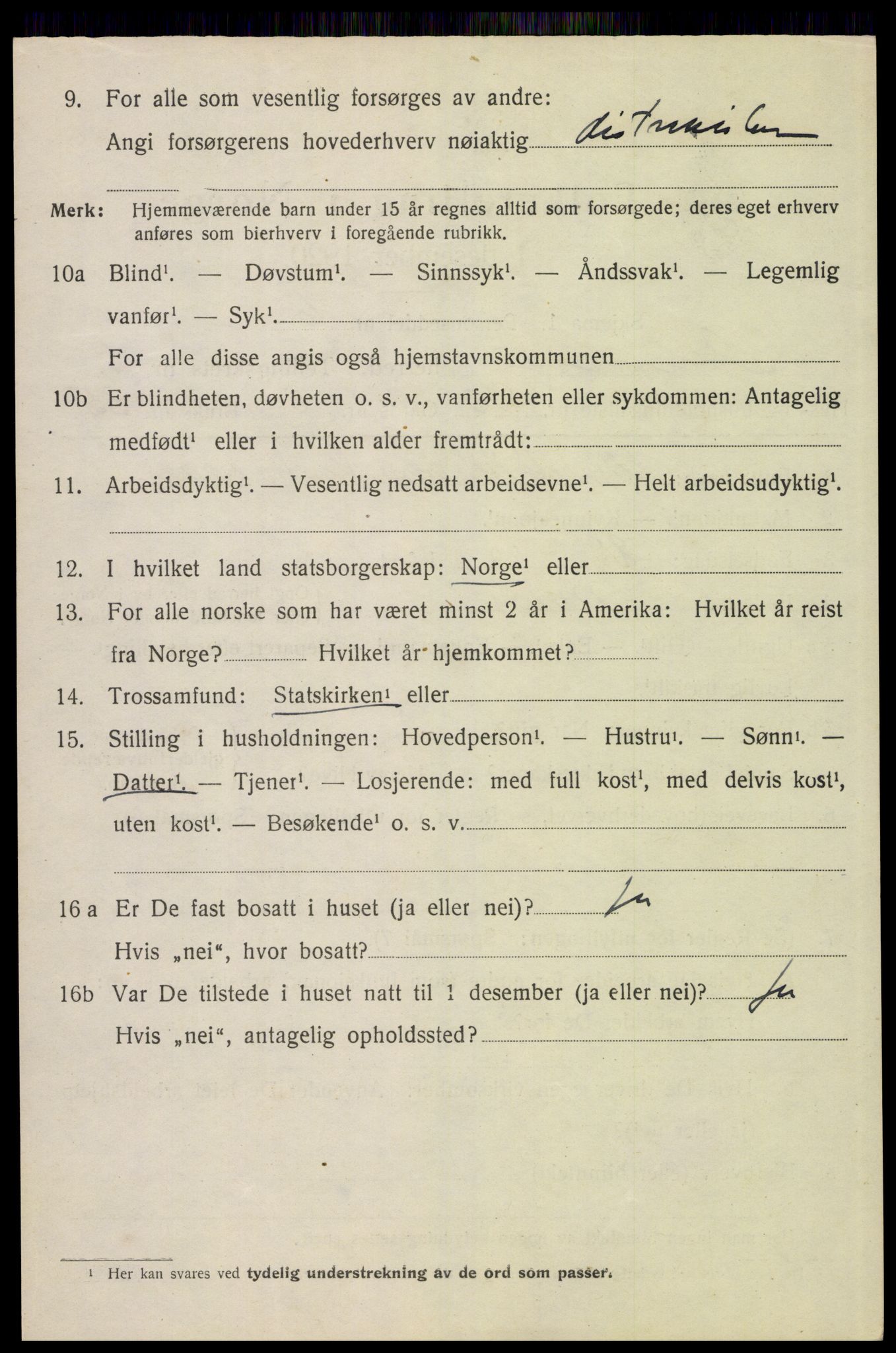 SAH, 1920 census for Åmot, 1920, p. 3818