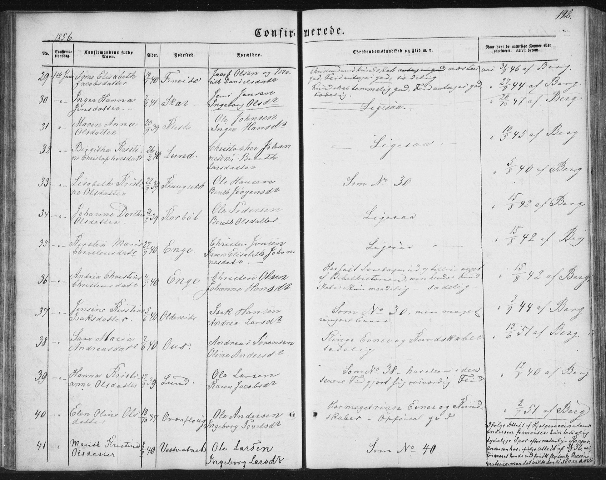 Ministerialprotokoller, klokkerbøker og fødselsregistre - Nordland, AV/SAT-A-1459/852/L0738: Parish register (official) no. 852A08, 1849-1865, p. 192