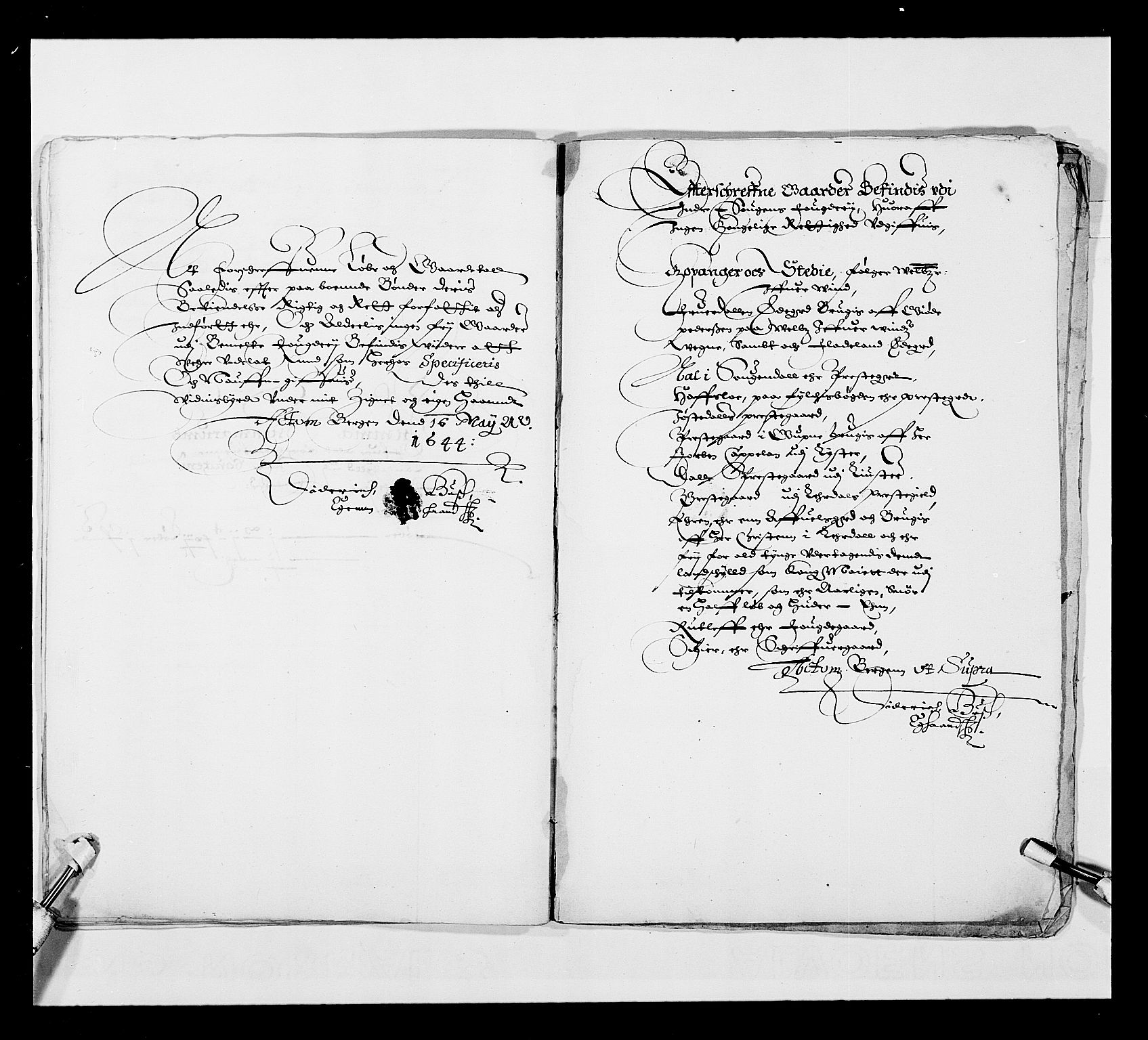 Stattholderembetet 1572-1771, RA/EA-2870/Ek/L0024/0001: Jordebøker 1633-1658: / Jordebøker for Bergenhus len, 1644, p. 40