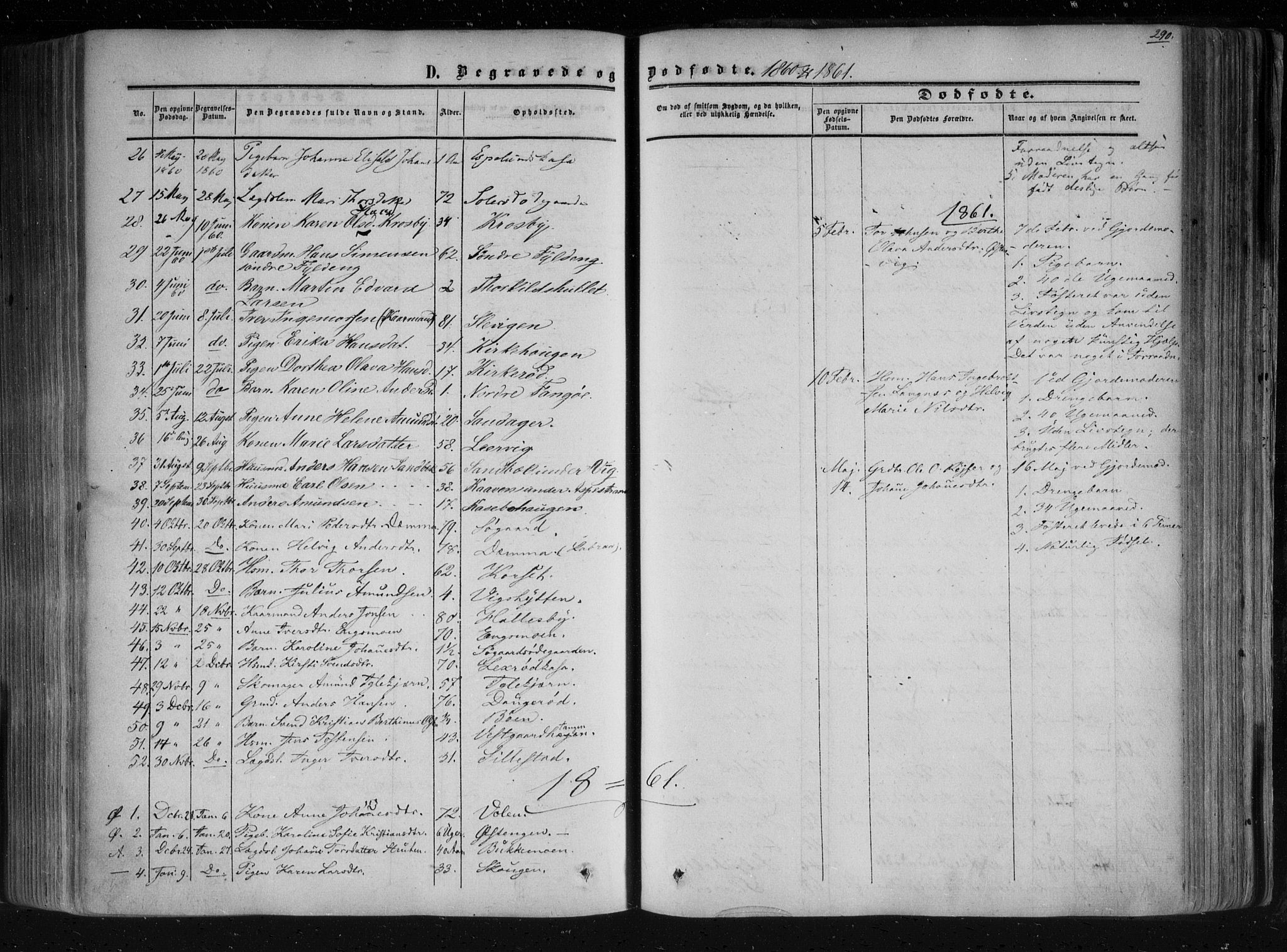 Aremark prestekontor Kirkebøker, AV/SAO-A-10899/F/Fc/L0003: Parish register (official) no. III 3, 1850-1865, p. 290