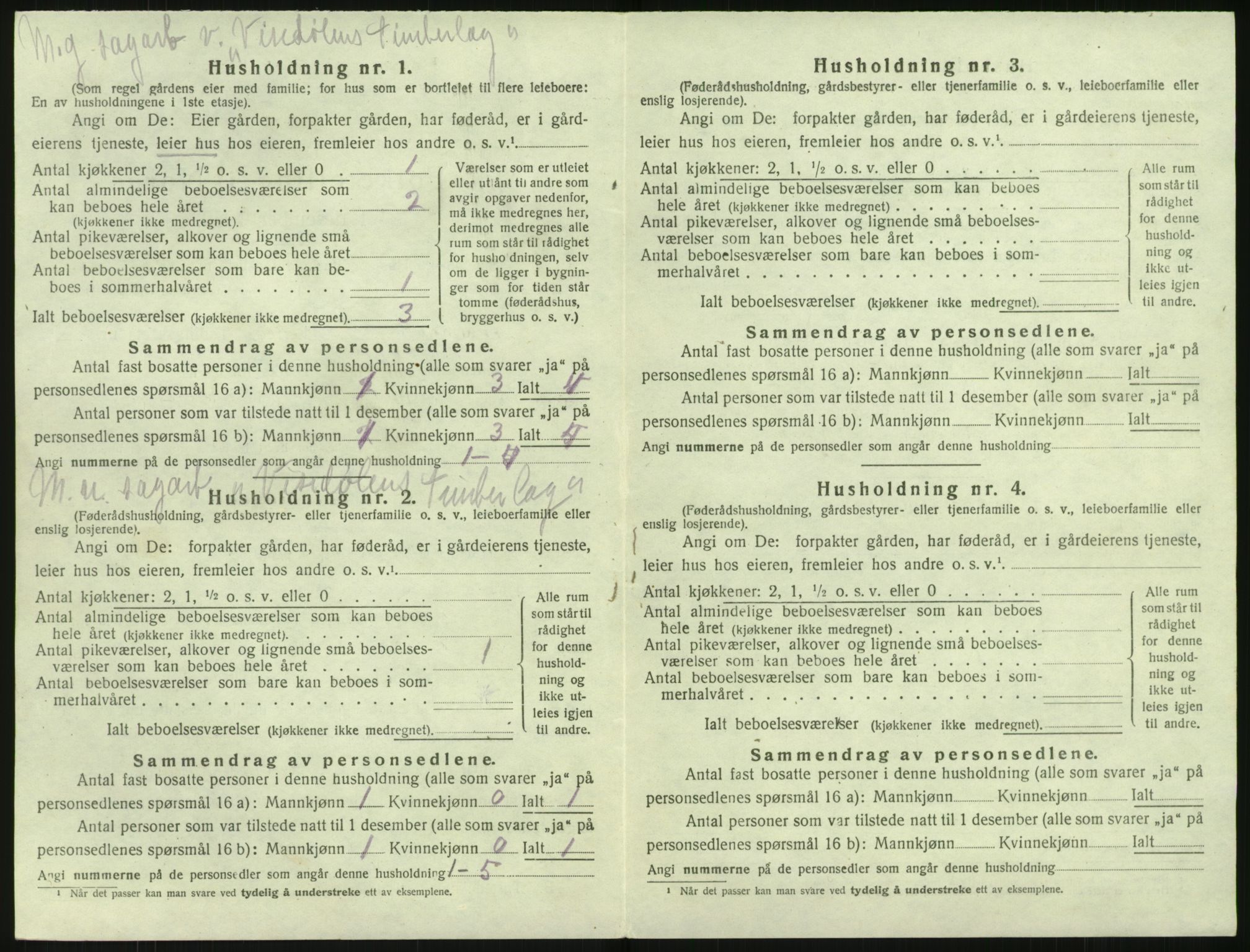 SAK, 1920 census for Søndeled, 1920, p. 992