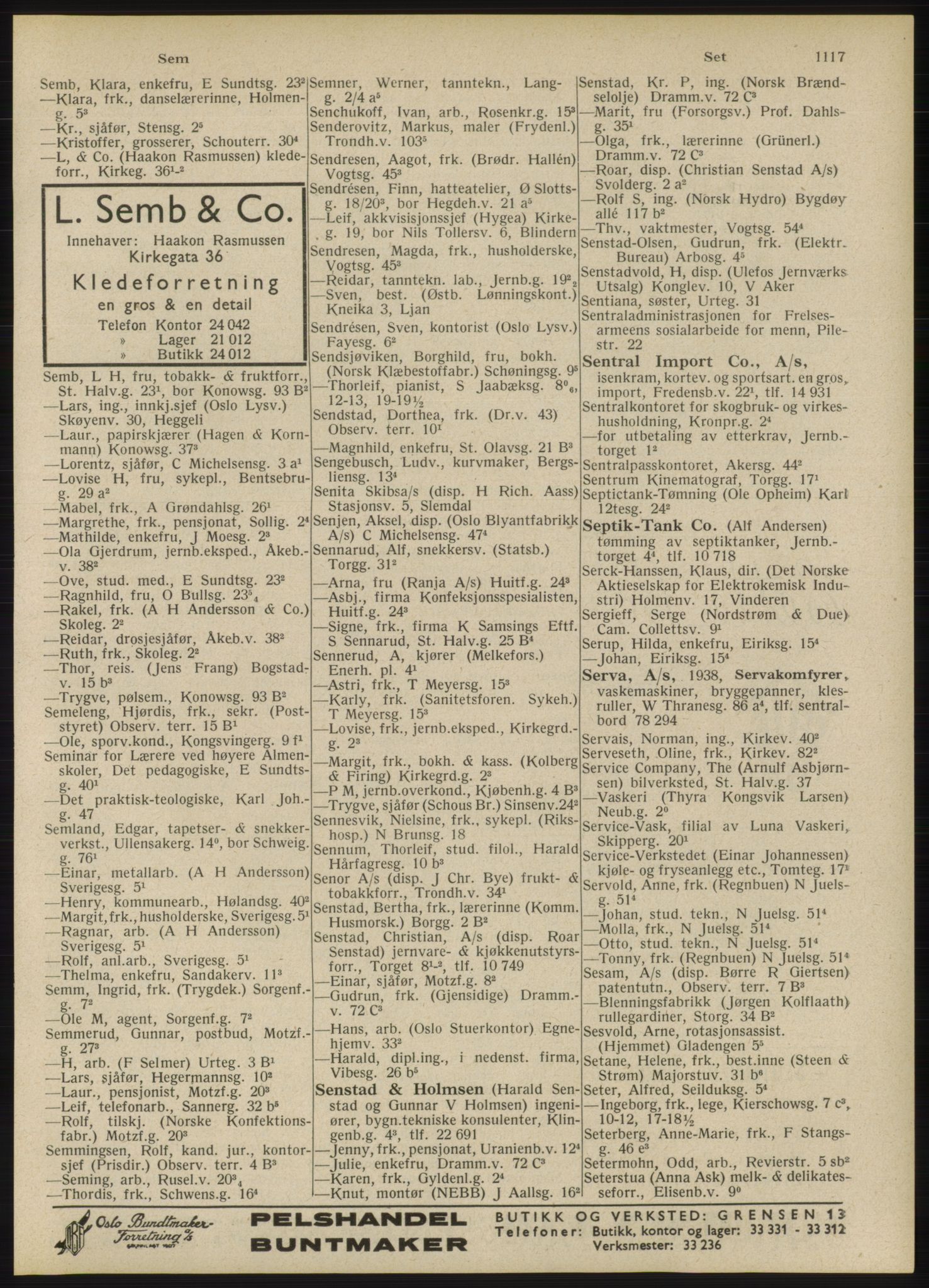 Kristiania/Oslo adressebok, PUBL/-, 1946, p. 1117