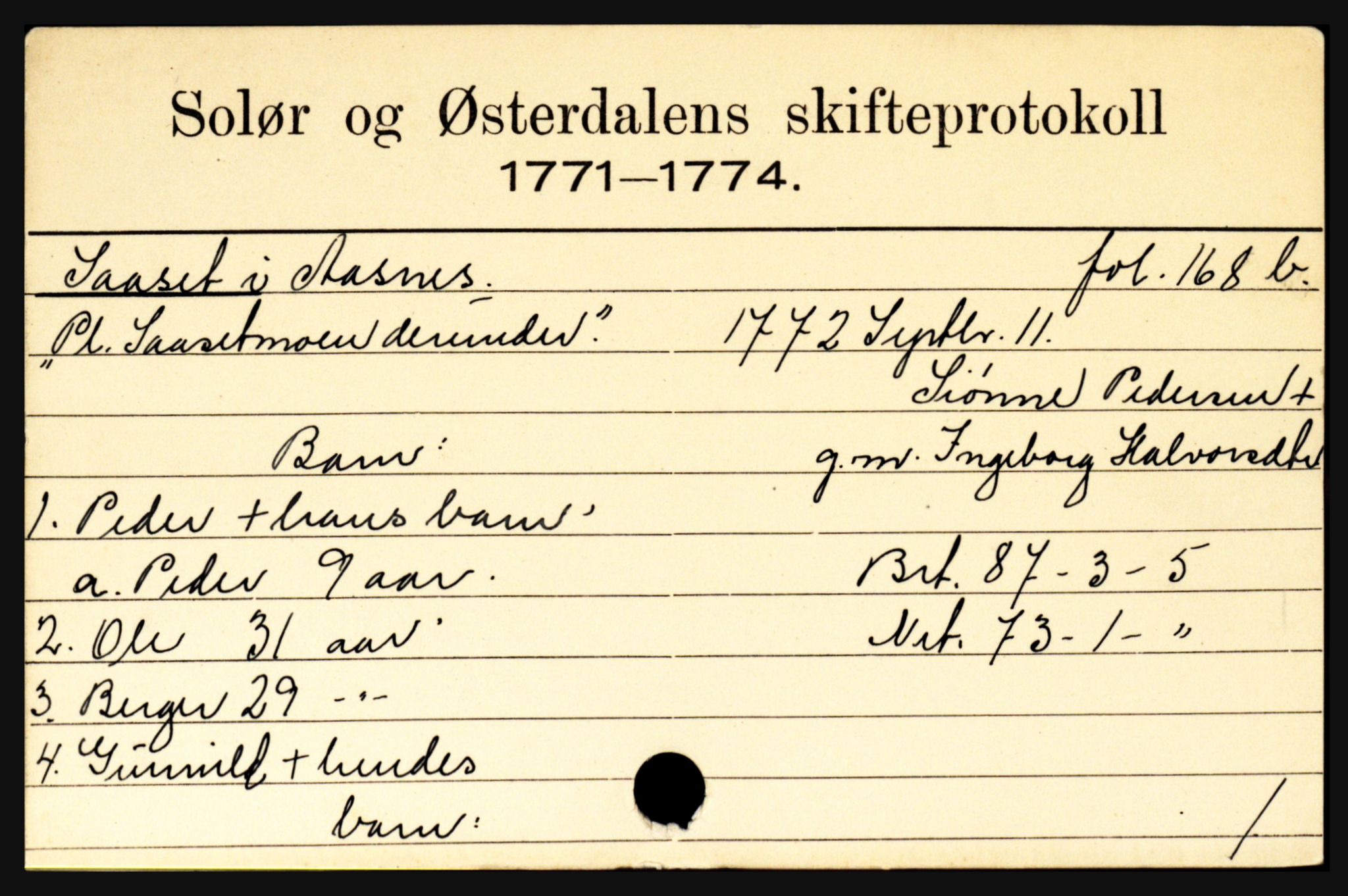 Solør og Østerdalen sorenskriveri, SAH/TING-024/J, 1716-1774, p. 6345