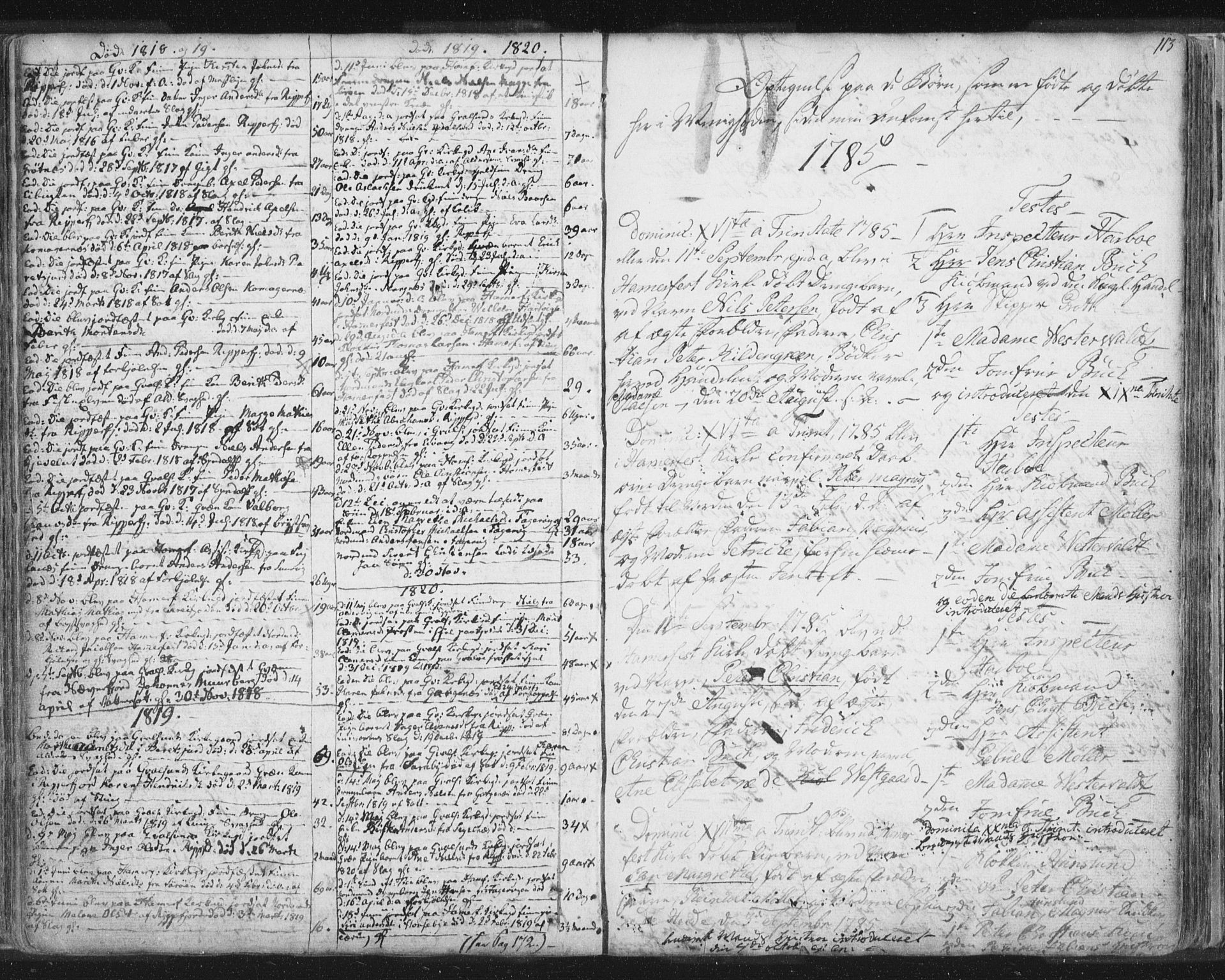 Hammerfest sokneprestkontor, AV/SATØ-S-1347/H/Ha/L0002.kirke: Parish register (official) no. 2, 1751-1821, p. 113