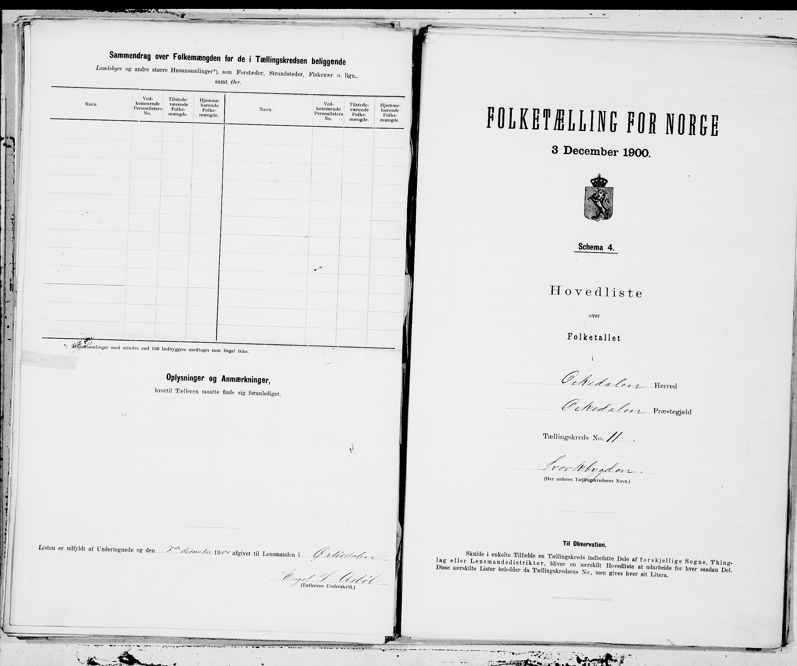 SAT, 1900 census for Orkdal, 1900, p. 24