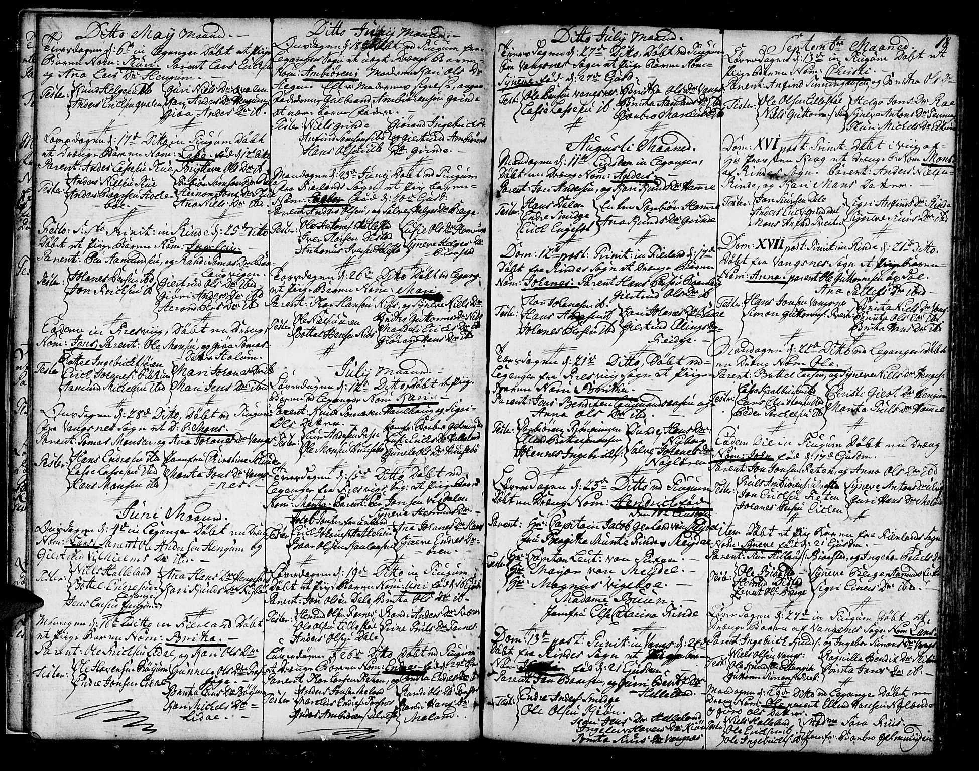 Leikanger sokneprestembete, SAB/A-81001: Parish register (official) no. A 4, 1770-1791, p. 18