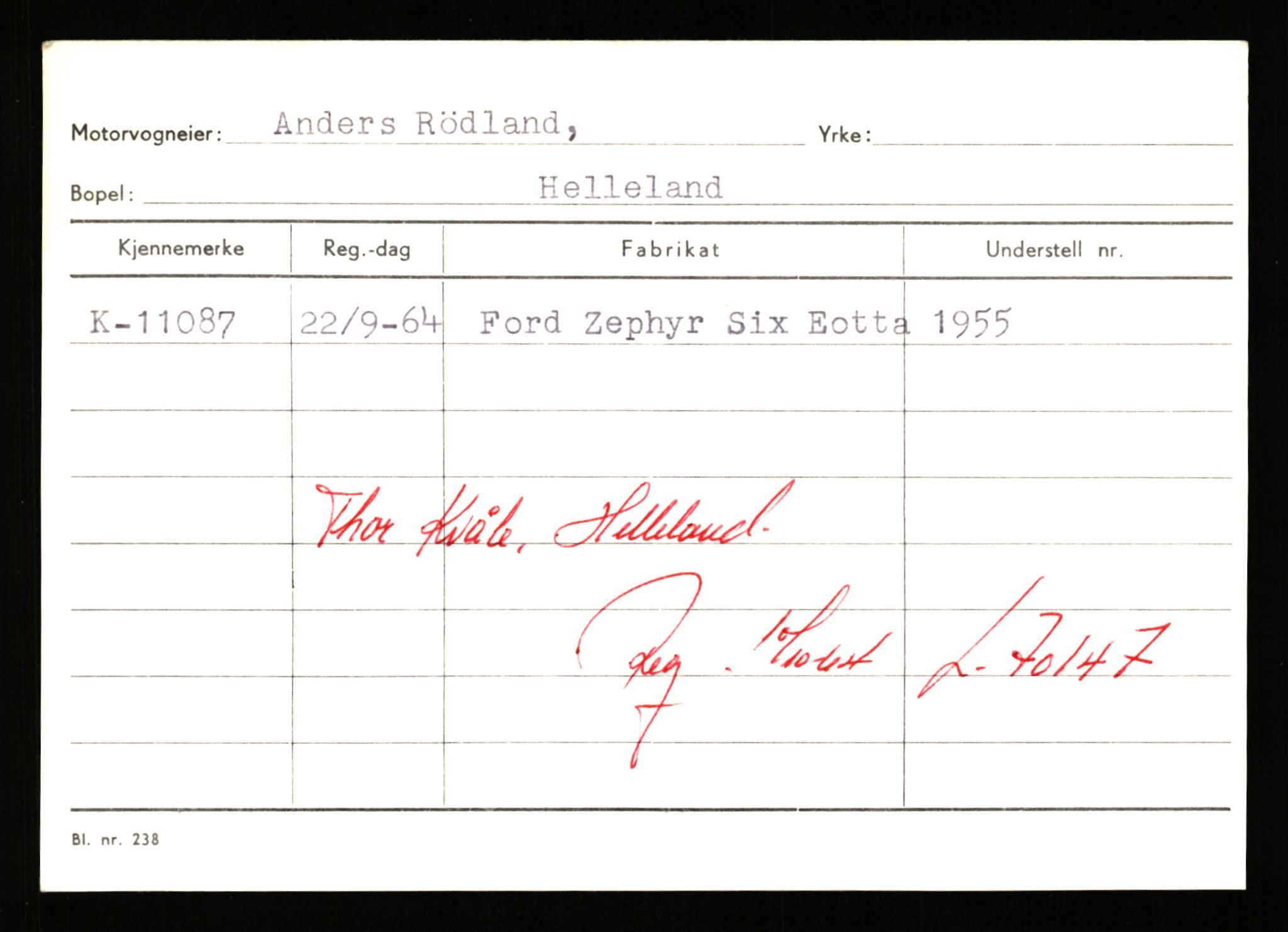 Stavanger trafikkstasjon, AV/SAST-A-101942/0/G/L0003: Registreringsnummer: 10466 - 15496, 1930-1971, p. 607