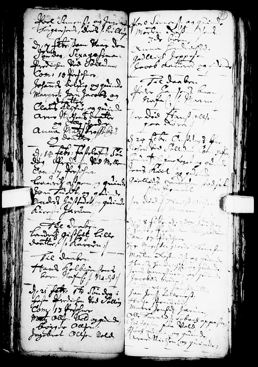 Solum kirkebøker, SAKO/A-306/F/Fa/L0001: Parish register (official) no. I 1, 1701-1716, p. 89