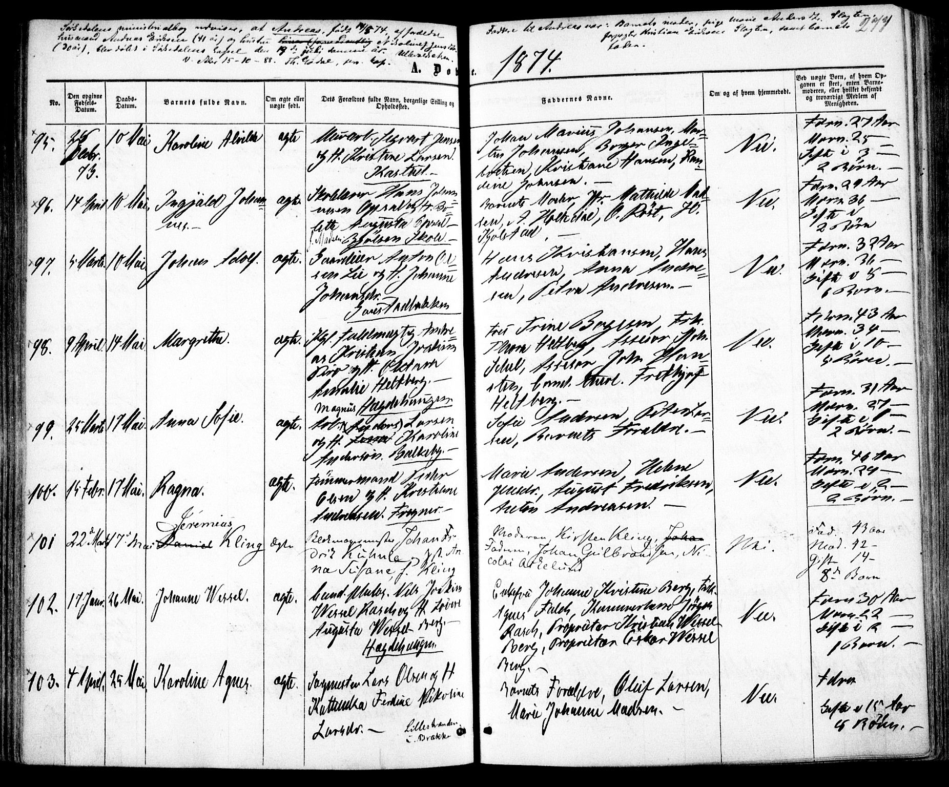 Vestre Aker prestekontor Kirkebøker, AV/SAO-A-10025/F/Fa/L0004: Parish register (official) no. 4, 1857-1877, p. 277