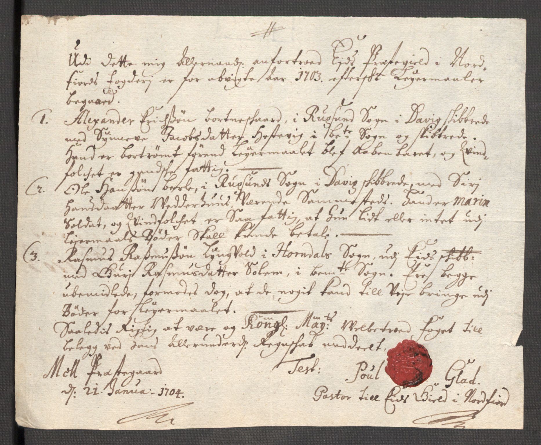 Rentekammeret inntil 1814, Reviderte regnskaper, Fogderegnskap, AV/RA-EA-4092/R53/L3427: Fogderegnskap Sunn- og Nordfjord, 1703, p. 238