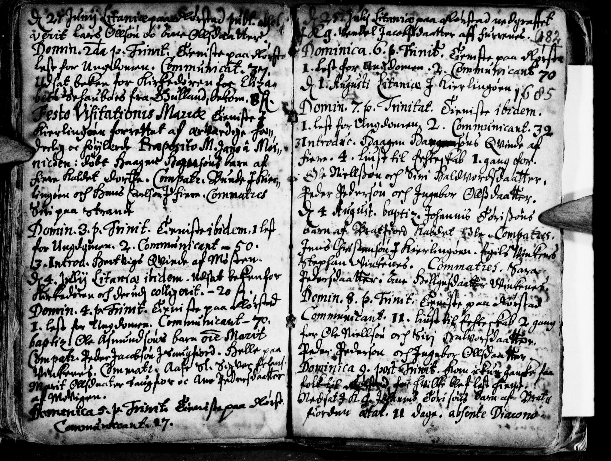 Ministerialprotokoller, klokkerbøker og fødselsregistre - Nordland, AV/SAT-A-1459/853/L0762: Parish register (official) no. 853A01, 1664-1688, p. 182