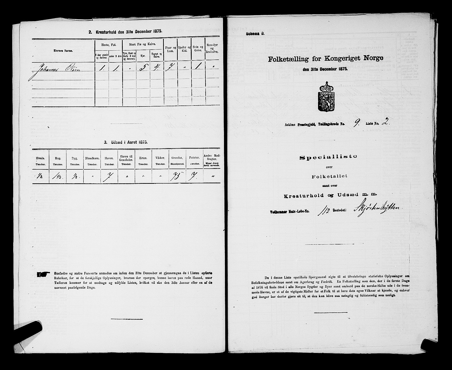 RA, 1875 census for 0124P Askim, 1875, p. 567