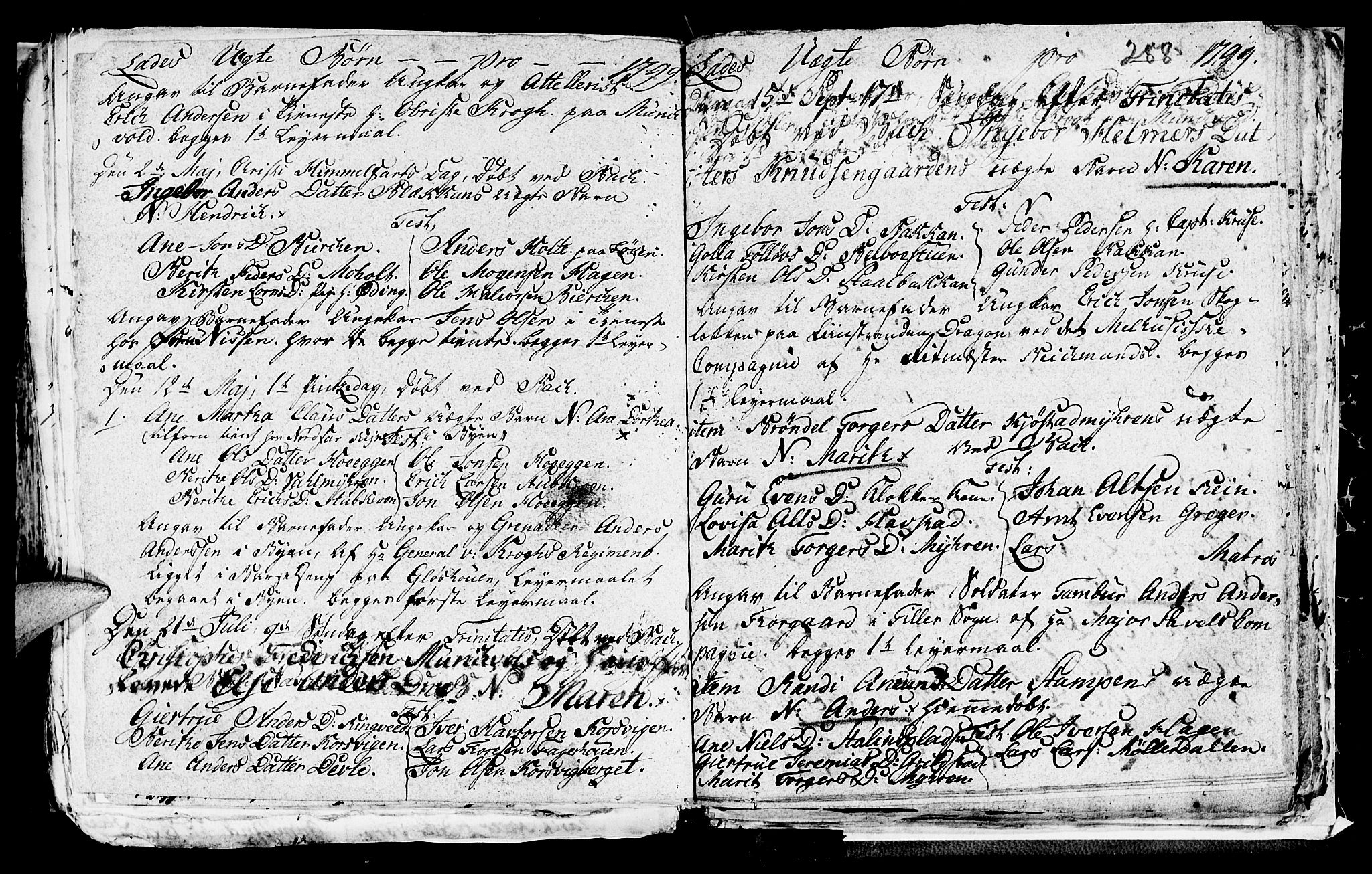 Ministerialprotokoller, klokkerbøker og fødselsregistre - Sør-Trøndelag, SAT/A-1456/606/L0305: Parish register (copy) no. 606C01, 1757-1819, p. 288