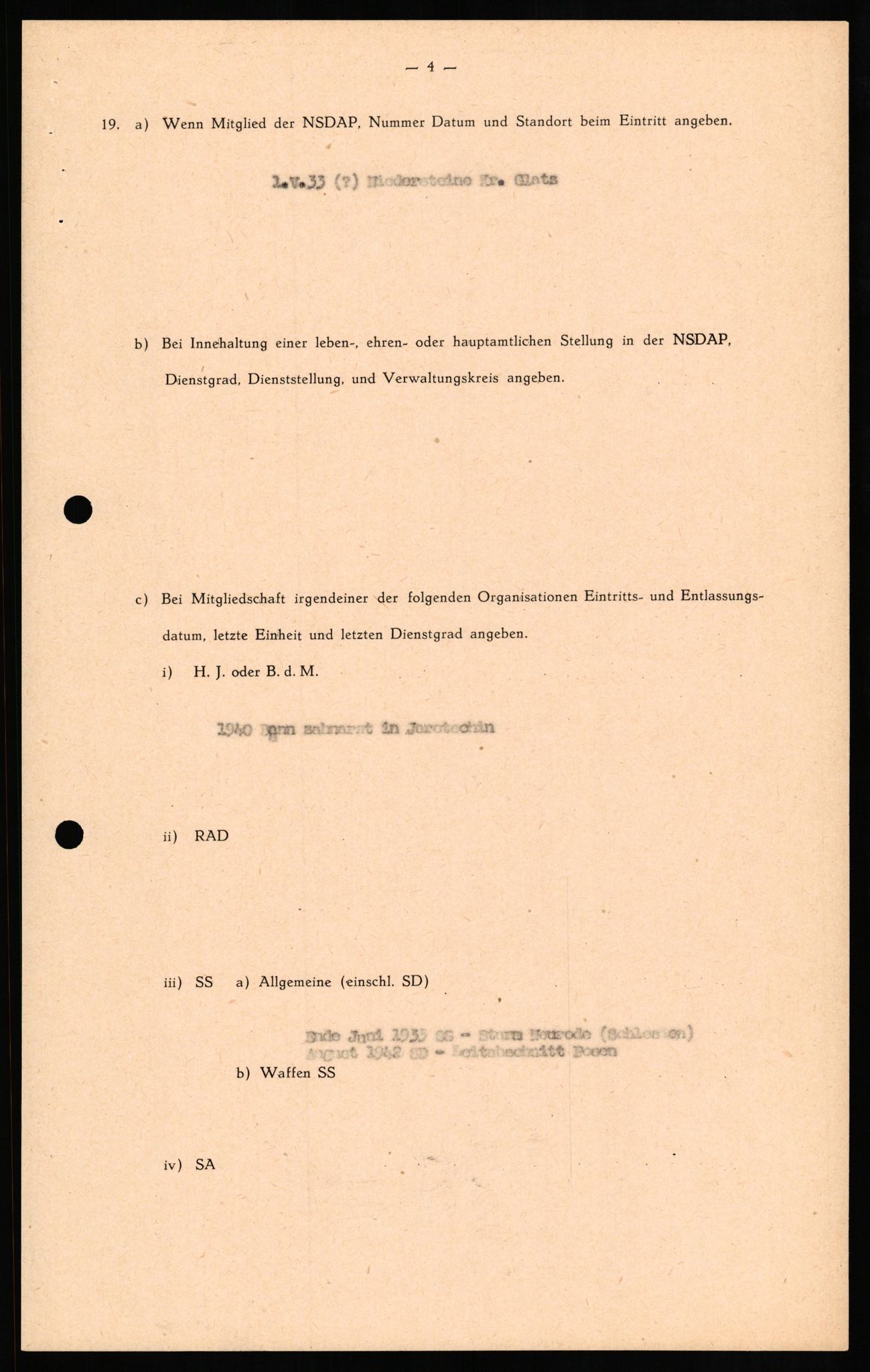 Forsvaret, Forsvarets overkommando II, AV/RA-RAFA-3915/D/Db/L0024: CI Questionaires. Tyske okkupasjonsstyrker i Norge. Tyskere., 1945-1946, p. 184