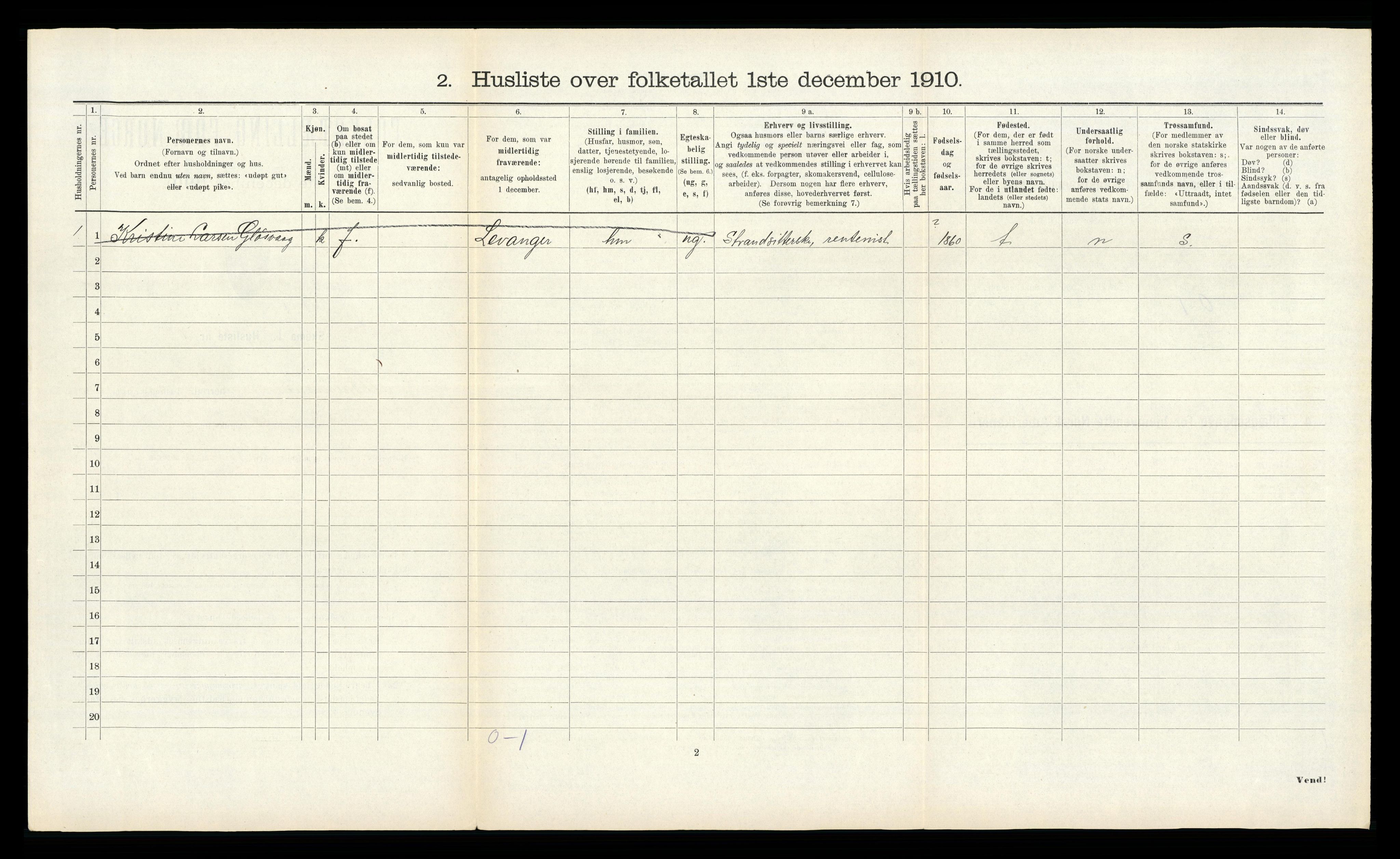 RA, 1910 census for Bremsnes, 1910, p. 251