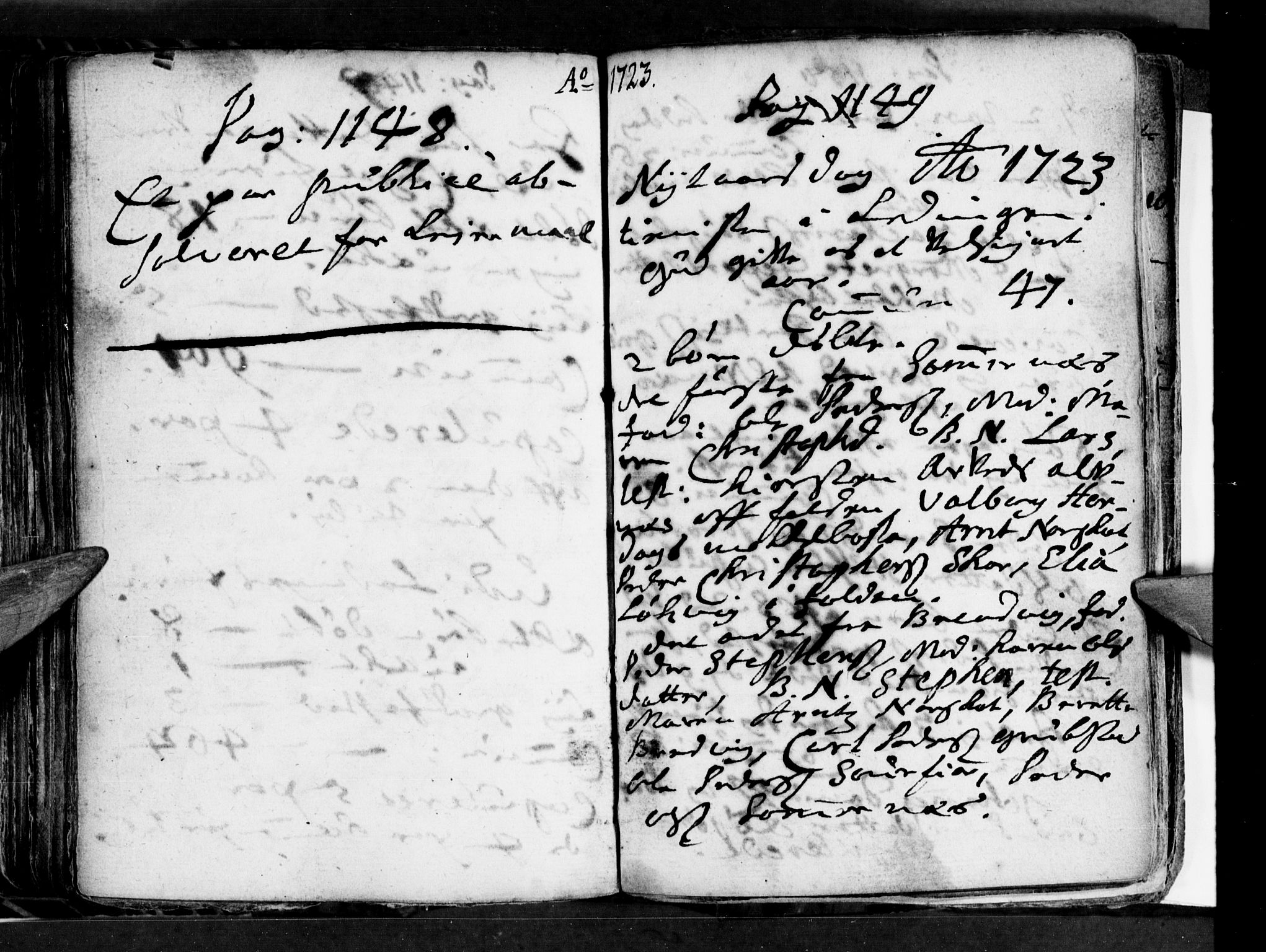 Ministerialprotokoller, klokkerbøker og fødselsregistre - Nordland, SAT/A-1459/855/L0794: Parish register (official) no. 855A02, 1713-1727, p. 1148-1149