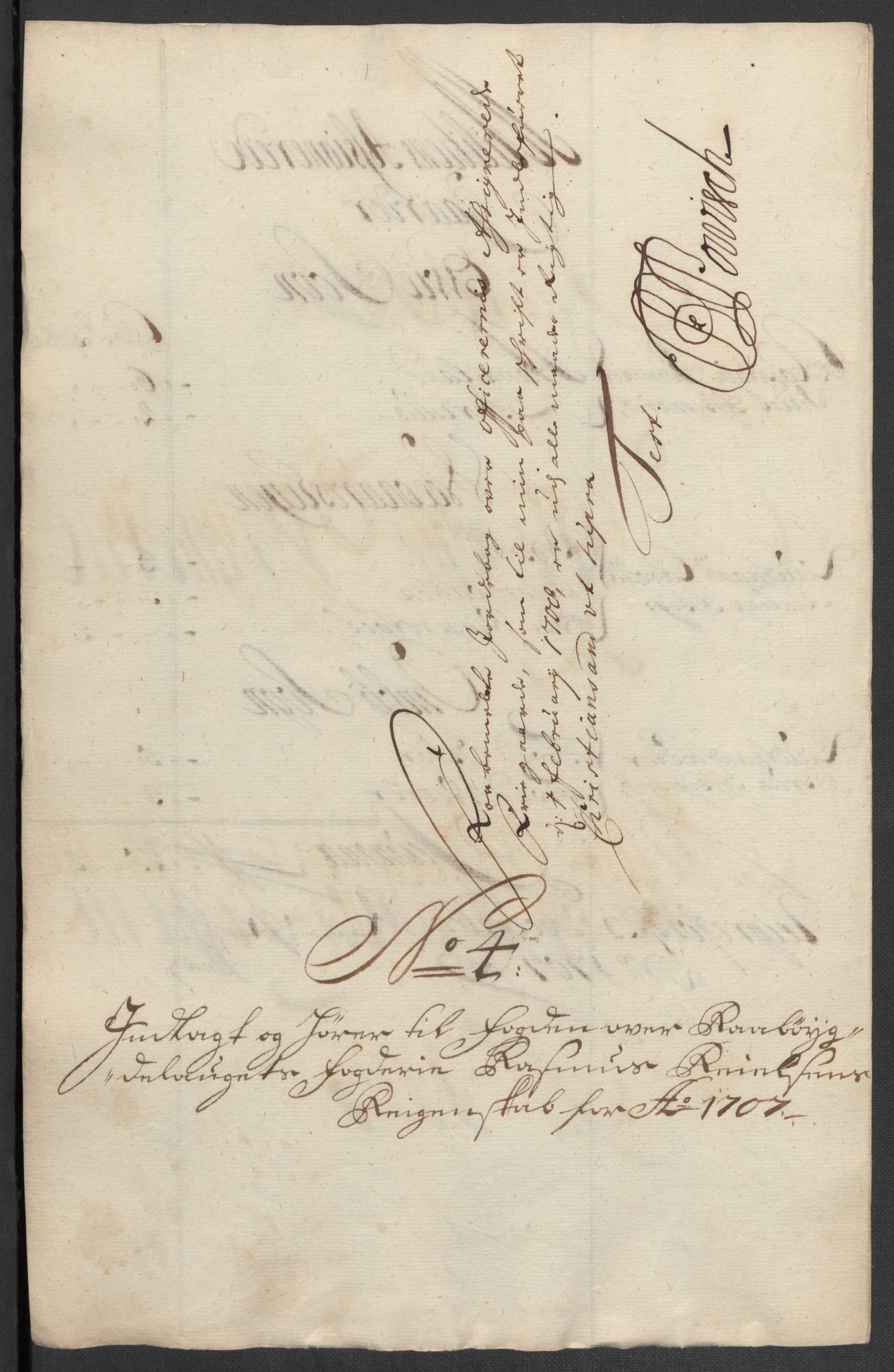 Rentekammeret inntil 1814, Reviderte regnskaper, Fogderegnskap, AV/RA-EA-4092/R40/L2448: Fogderegnskap Råbyggelag, 1706-1708, p. 208