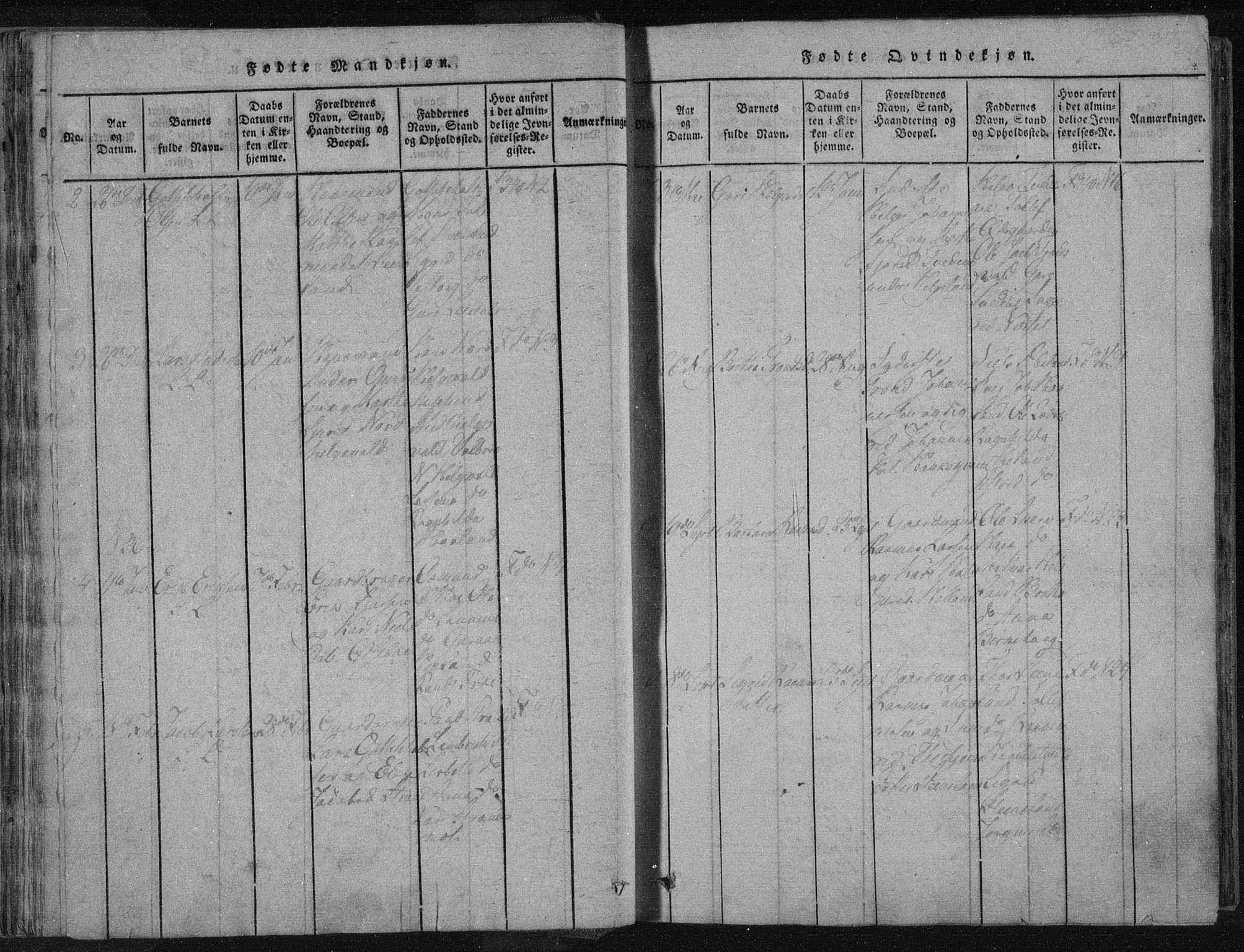 Vikedal sokneprestkontor, AV/SAST-A-101840/01/IV: Parish register (official) no. A 4, 1816-1850, p. 37